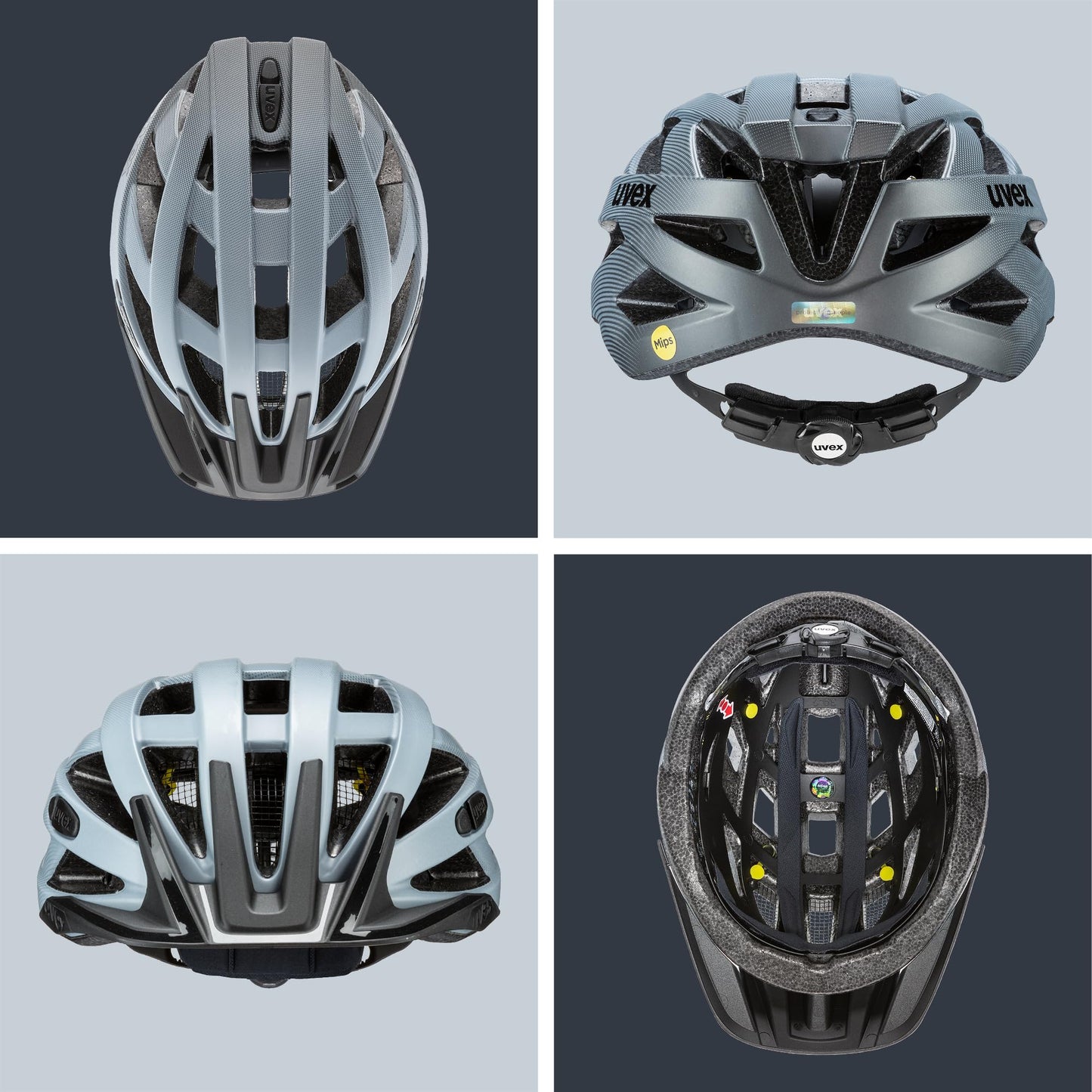 uvex i-vo cc MIPS bicycle helmet, Dove matt, 52-57 cm - S413613