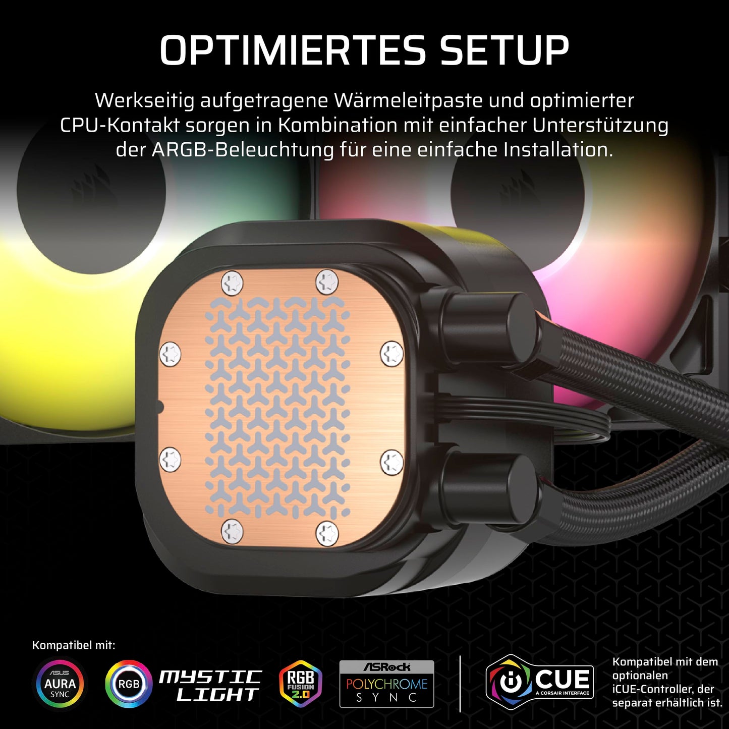 Corsair Nautilus 360 RS ARGB CPU Liquid Cooler - CW-9060093-WW