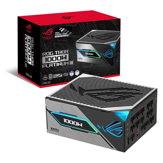 ASUS ROG Thor 1000W Platinum III Equalizer ATX Gaming Power Supply - 90YE00V8-B0NA00