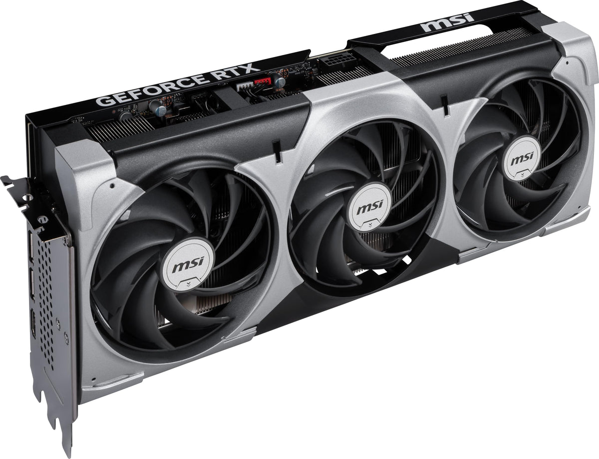 MSI GeForce RTX 5090 32G Ventus 3X OC — 32GB GDDR7 (28Gbps/512-bit), PCIe 5X 8, Boost: 2437 MHz, HDMI 2.1b, DisplayPort 2.1b - V530-060R