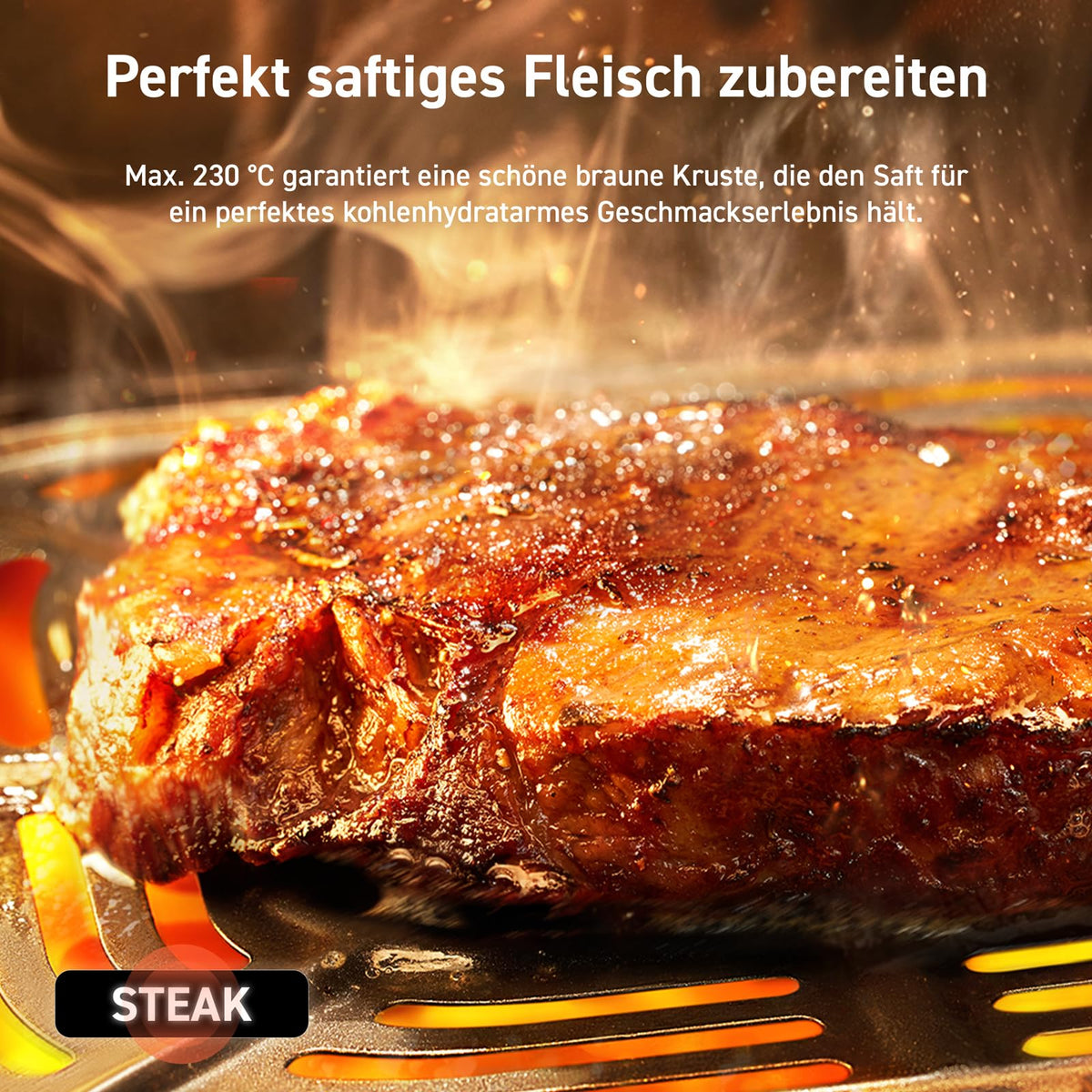 Cosori Airfryer, 4.7L 7-in-1 hot air fryer - ‎CAF-L501