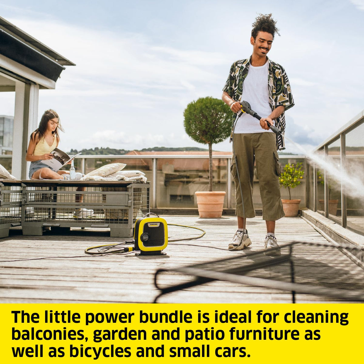Kärcher High Pressure Cleaner K Mini, lightweight and compact, pressure: max. 110 bar - 1.600-054.0
