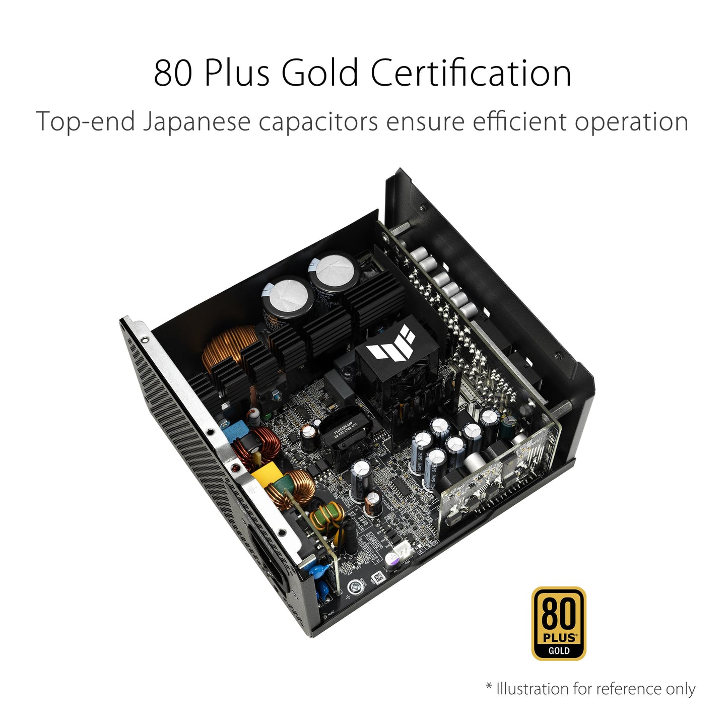 ASUS TUF Gaming 1000W Gold Gaming Power Supply - 90YE00S5-B0NA00