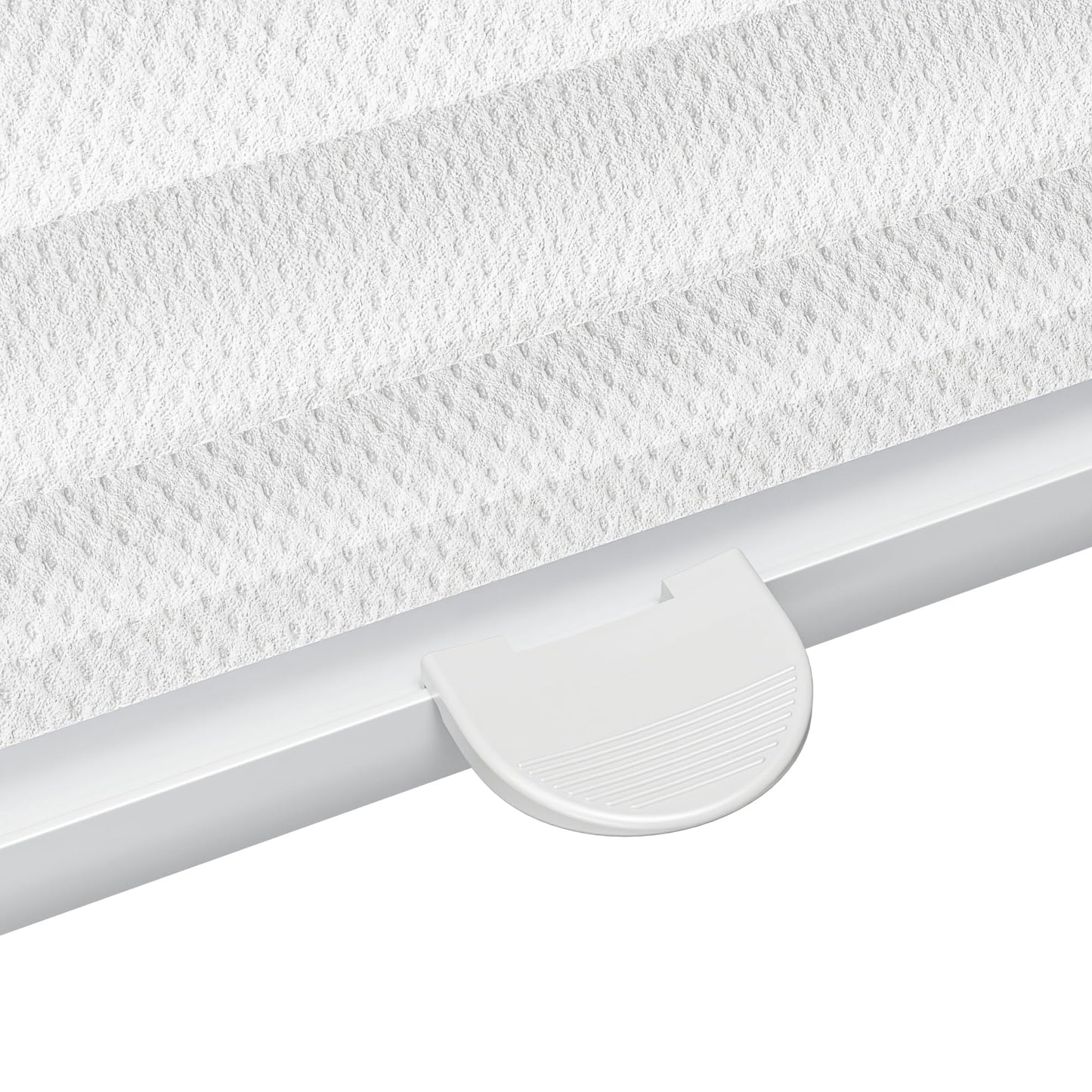 Sekey pleated blinds without drilling, non-woven fabric window pleated blinds Klemmfix blinds 75 cm wide, tensioned translucent sun protection window blind, 75 x 100 cm, white non-woven fabric - BL-A128