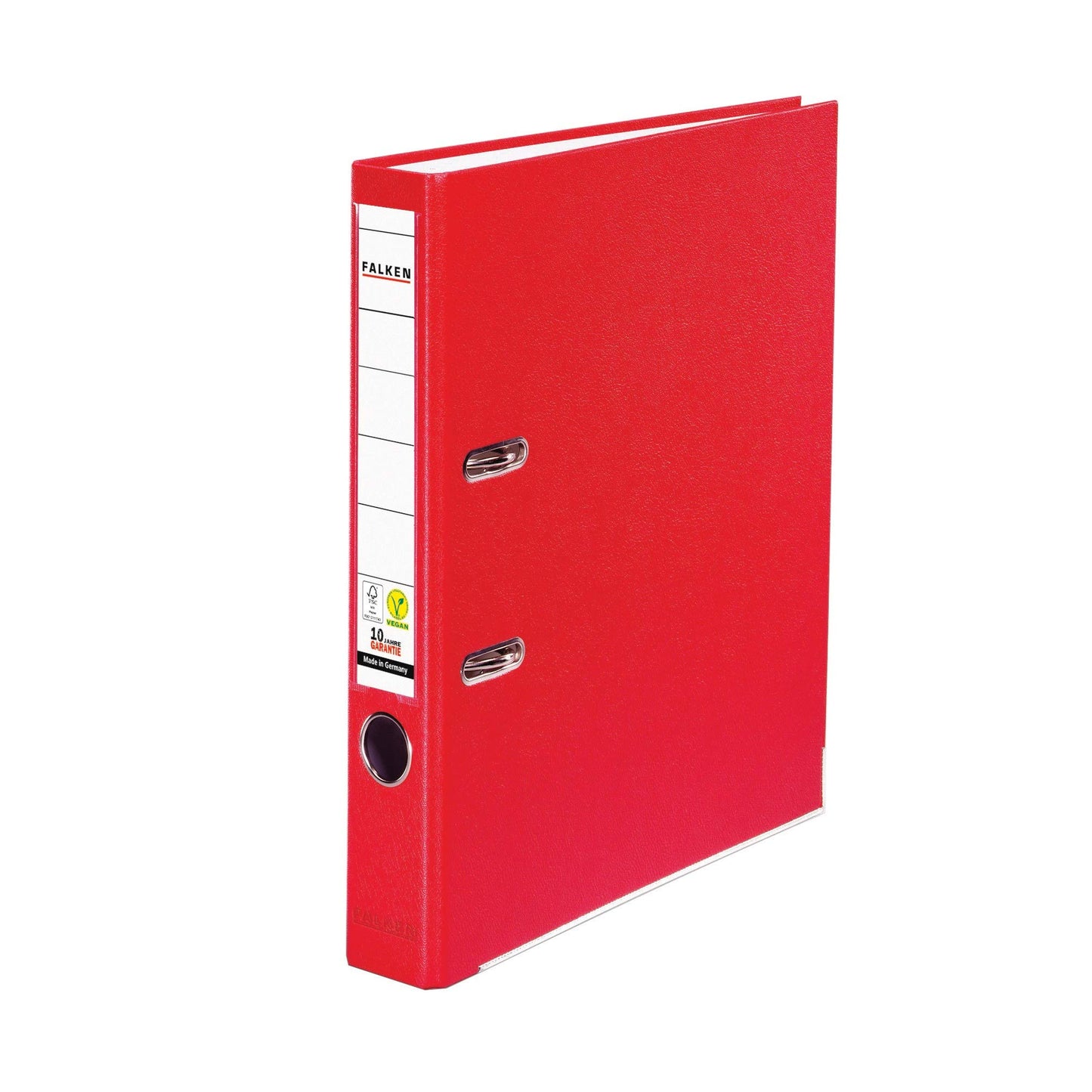 FALKEN 5x PP-Color plastic folder 5 cm narrow DIN A4 red - 11373867