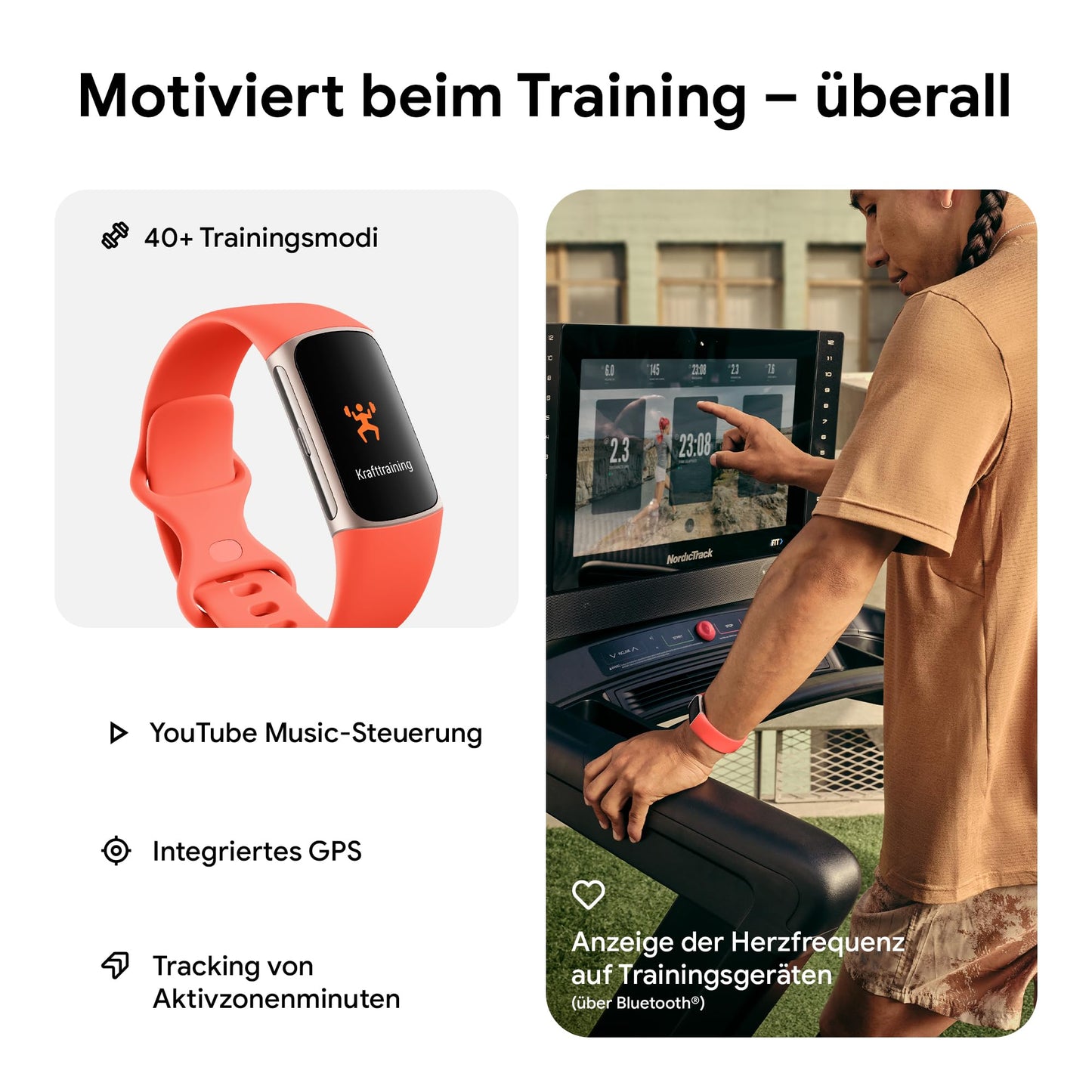 Google Fitbit Charge 6 activity tracker includes a 6-month premium - GA05184-EU