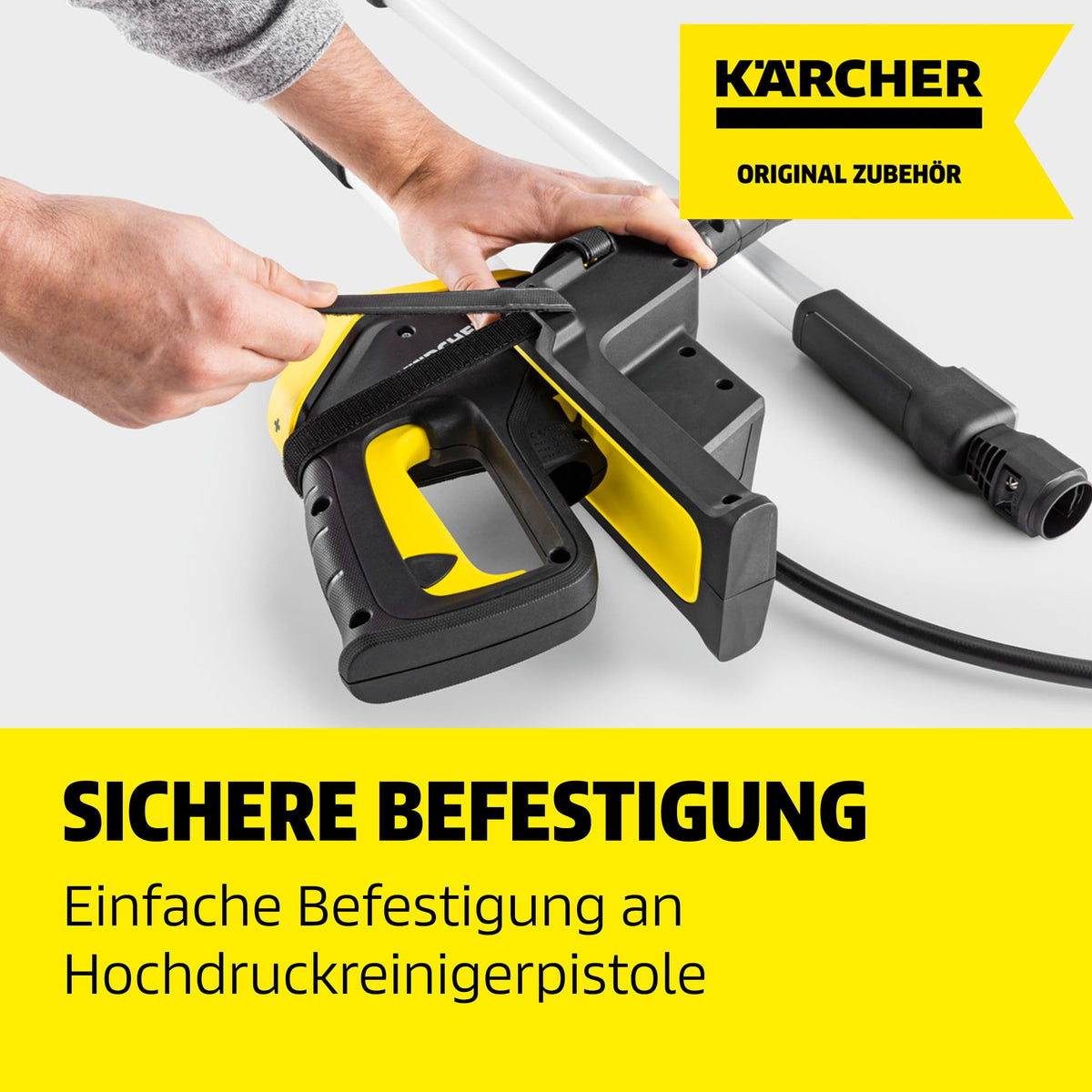 Kärcher TLA 4 Telescopic Spray Lance, easy cleaning of facades, carports, or conservatories with the high-pressure cleaner thanks to the telescopic spray lance, infinitely adjustable up to a maximum of 3.70 m. - 2.644-190.0