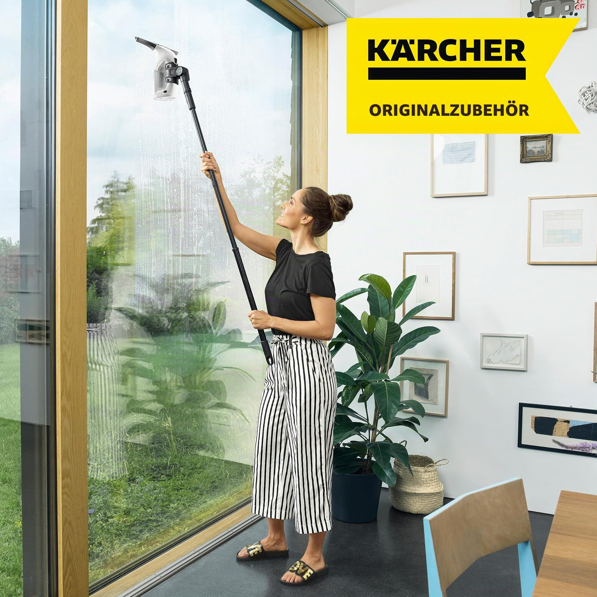 Kärcher Original Extension Set for Kärcher Window Vacuum Cleaner, 0.6 to 1.5 m - 2.633-144.0