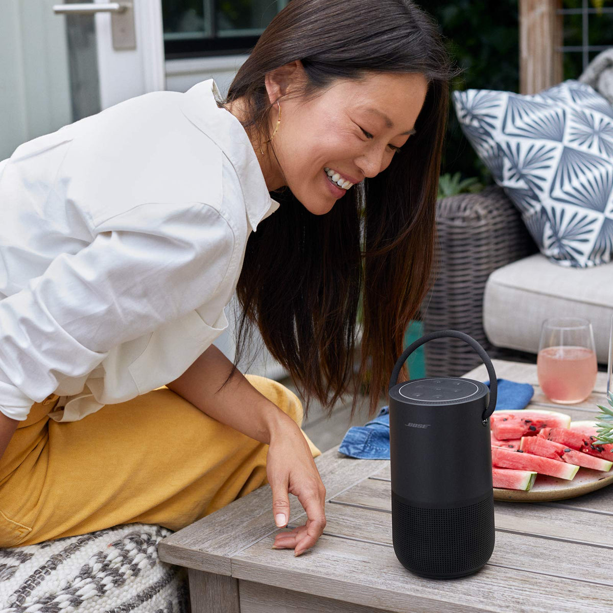 Bose Portable Home Speaker – cu control vocal Alexa integrat, în negru - 829393-2100