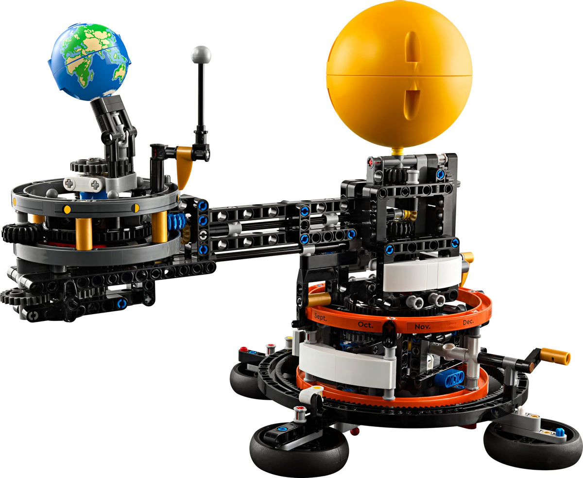 LEGO Technic Soare Pământ Lună Model Set de Joc, Cadou pentru Copii de la 10 Ani, Jucărie Spațială pentru Reprezentarea Sistemului Solar, permite băieților și fetelor să se joace creativ 42179