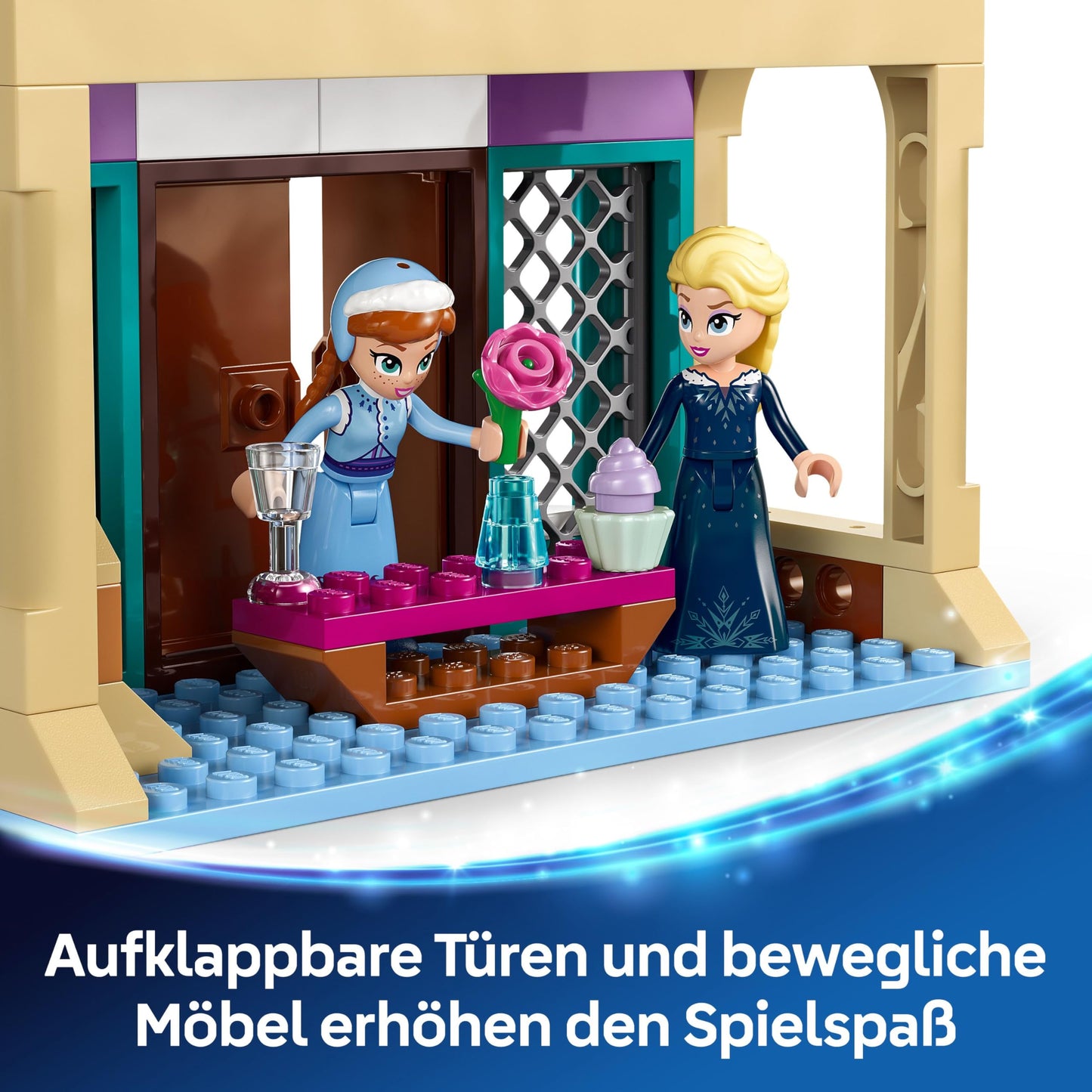 LEGO ǀ Disney Frozen The Arendelle Castle - Toy with Anna & ELSA minifigures as well as Olaf & Penguin figures - Princess castle toy - Creative gift for girls aged 5 and over - 43265