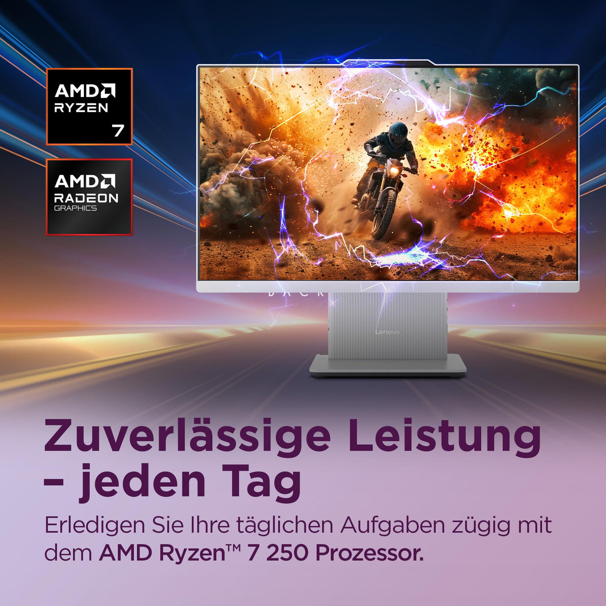 Lenovo IdeaCentre All-In-One| 23.8" FHD Display| Ryzen 7 250 |16GB|1TB - F0JC000HGE
