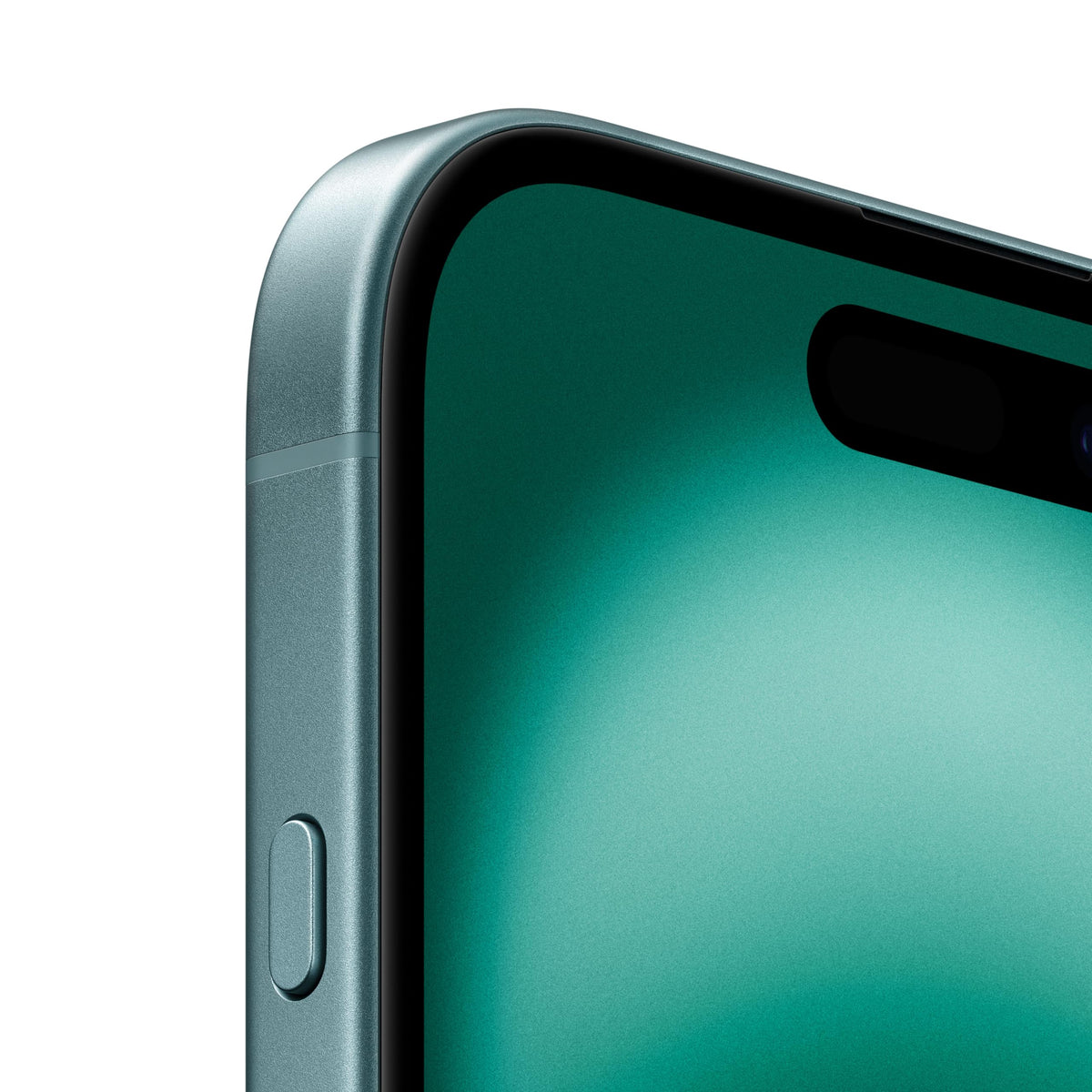 Apple iPhone 16 128GB - Teal + Silicone Case with MagSafe - Black - MYEA3ZD/A