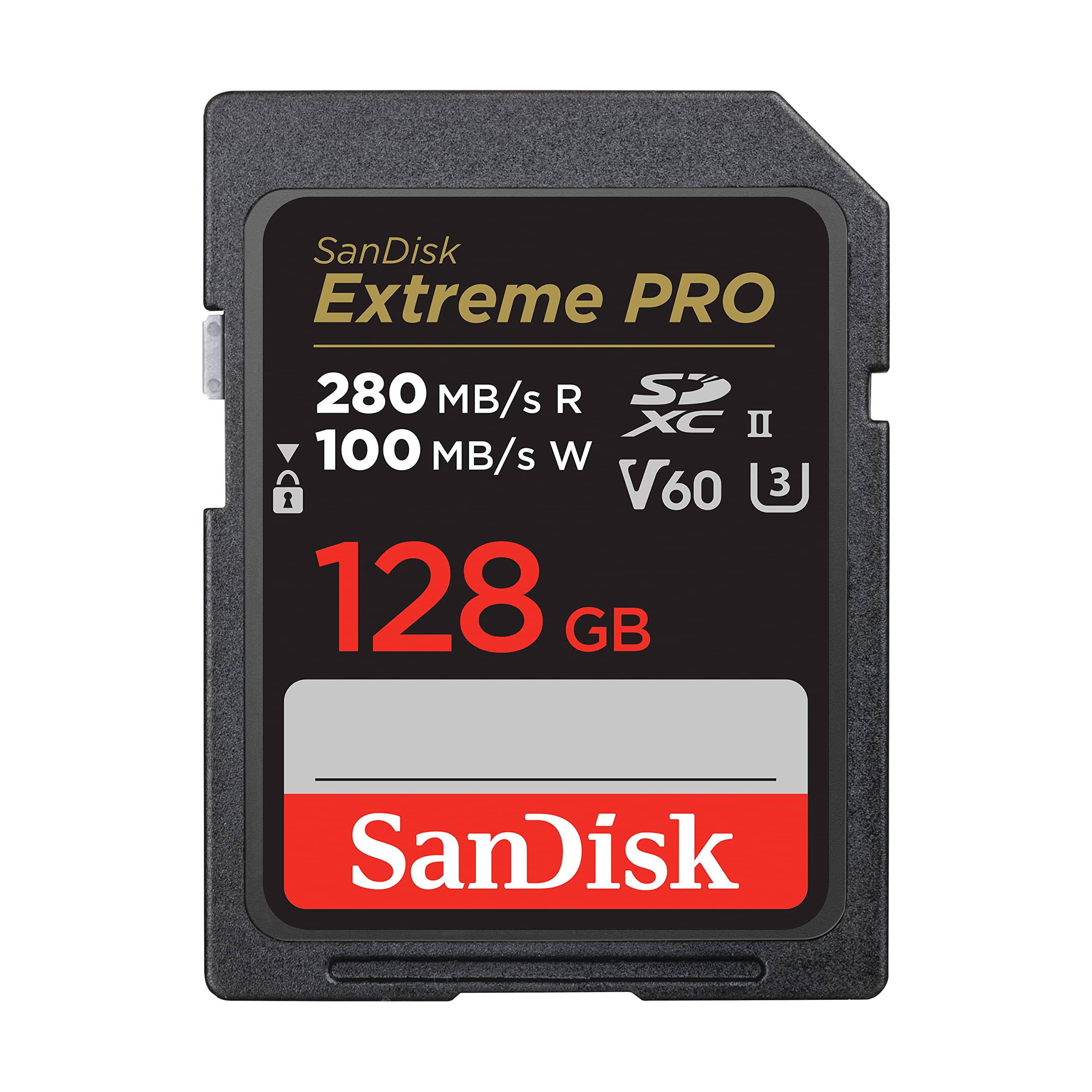 SanDisk Extreme Pro SDXC UHS-II memory card V60 128GB