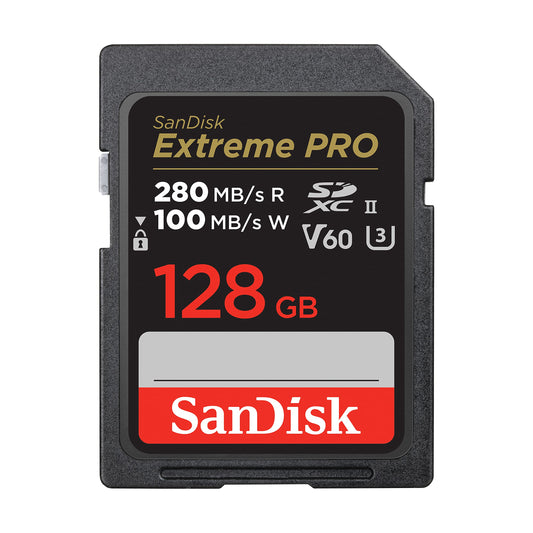 SanDisk Extreme PRO SDXC UHS-II Speicherkarte V60 128 GB - SDSDXEP-128G-GN4IN