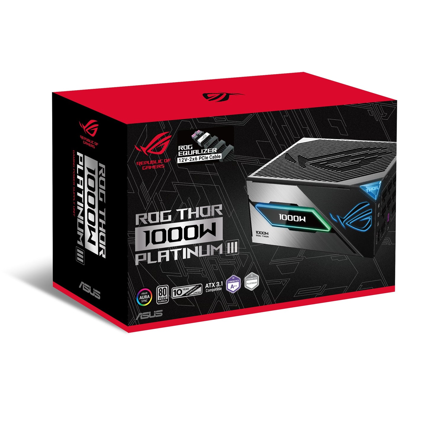 ASUS ROG Thor 1000W Platinum III Equalizer ATX Gaming Power Supply - 90YE00V8-B0NA00