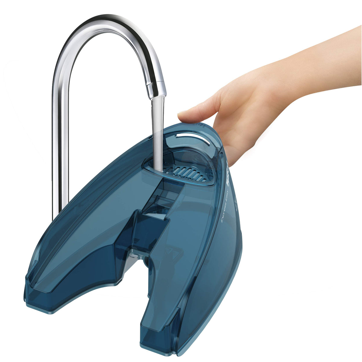 Tefal Express Easy Steam Station for all fabrics, quick ironing with high steam output, anti-calc system with removable calc collector, vertical steaming, and automatic shut-off, Turquoise/White. - SV6131