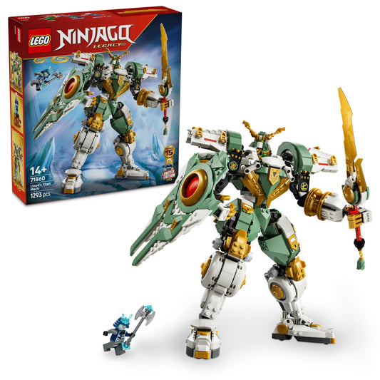 LEGO NINJAGO 15th Anniversary: Lloyd's Titan Mech - Ninja action toy with collectible minifigure, shield and sword - nostalgic gift for boys aged 14 and over and adult fans - 71860