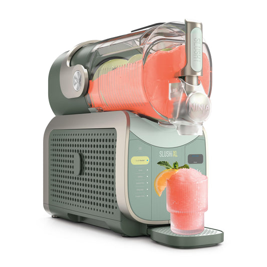 Ninja SLUSHi XL Slush Ice Cream Maker with SlushAssist Technology, Large 3.7L Capacity (Max Capacity 2,840ml), for Slush, Frozen Cocktails and More, Green FS601EUGN
