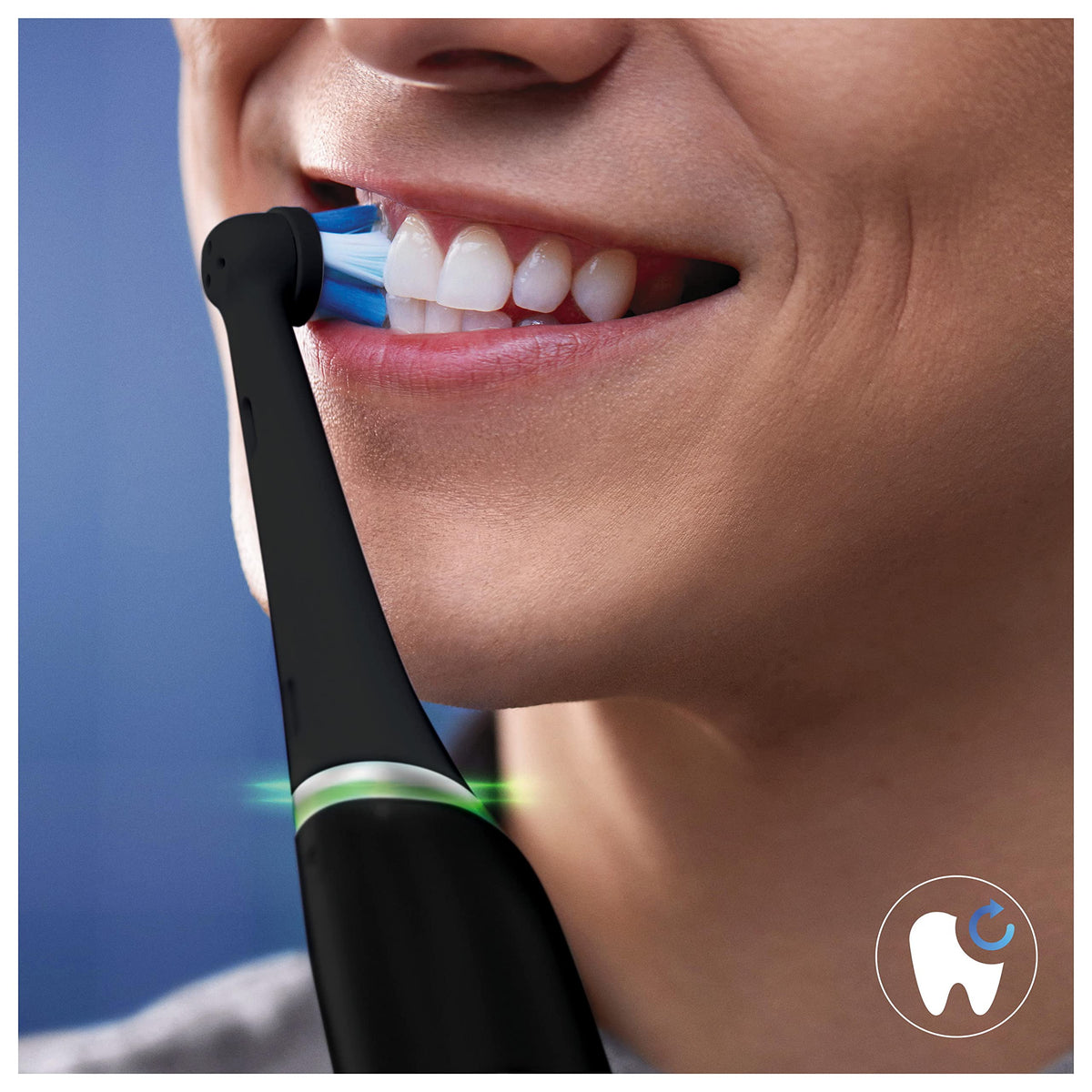 Oral-B iO Periuțe de schimb pentru periuța electrică, 6 bucăți, curățare dentară cu tehnologia iO, cap de periuță, negru - 4210201418184