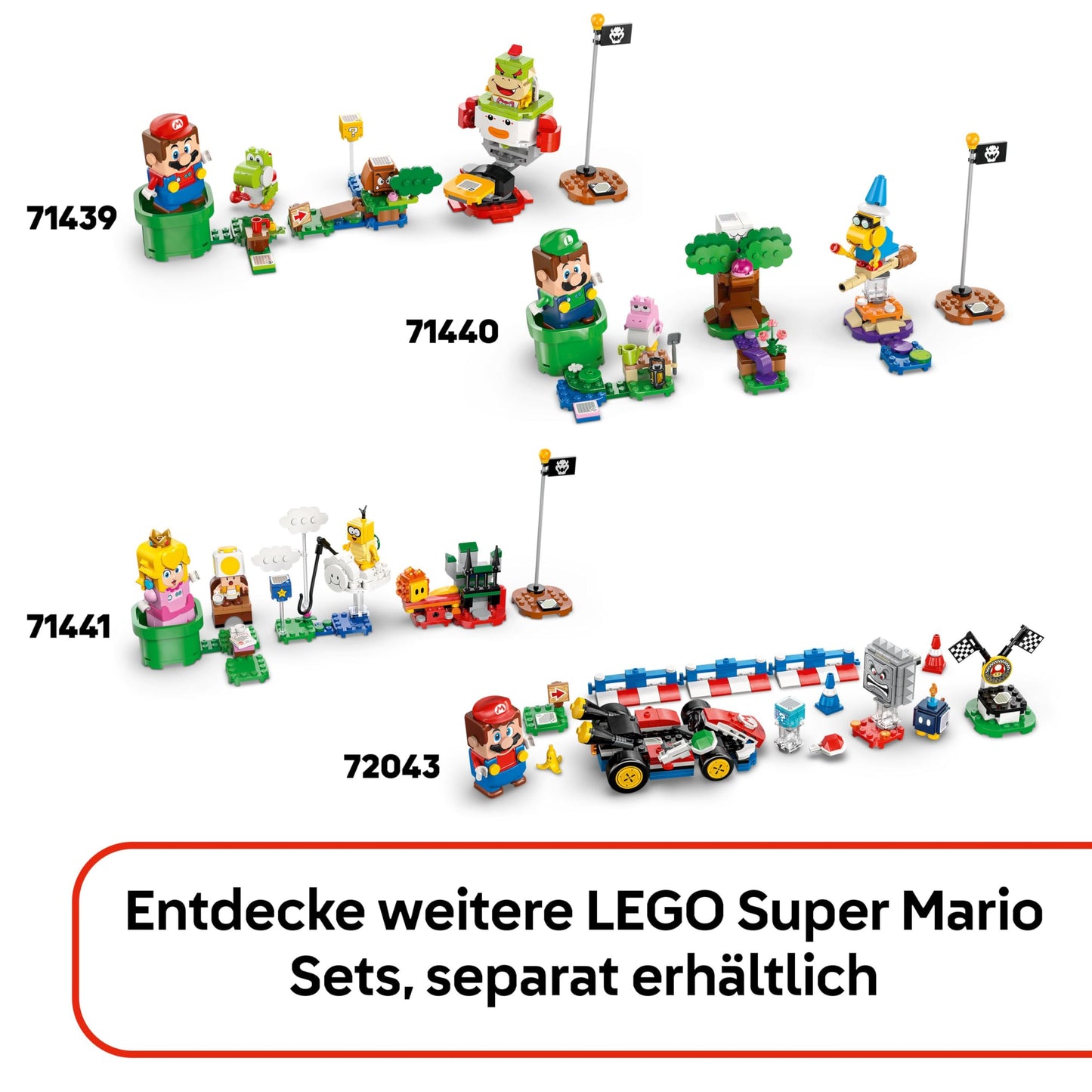 LEGO Super Mario Captain Toad Camp - Interactive toy with 3 figures - Goomba, tent and collapsing bridge - children's souvenir - play set - gamer gift for boys and girls aged 6 and over - 72040