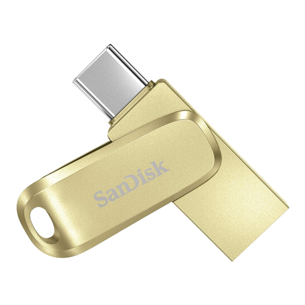 SANDISK Ultra Dual Drive Luxe USB Type-C & Type-A, Smartphone Memory 512 GB (Mobile Storage, USB 3.2 Gen 1, Rotating Design, 400 MB/s Reading, USB Type-C & Type-A Port, Automatic Backup) - SDDDC4-512G-G46GD