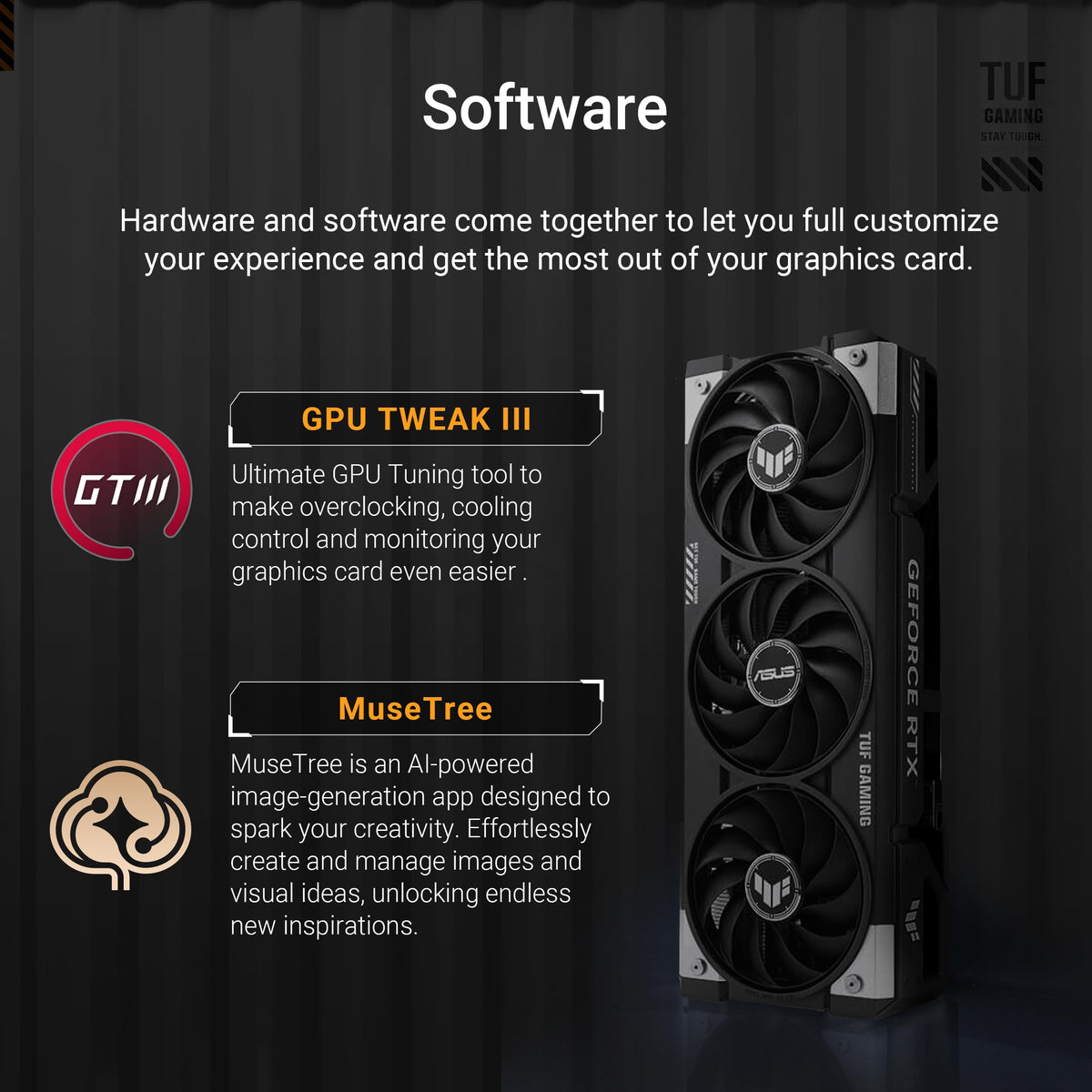 ASUS TUF Gaming GeForce RTX 5060 OC Edition 8GB GDDR7 Gaming Graphics Card - 500045483