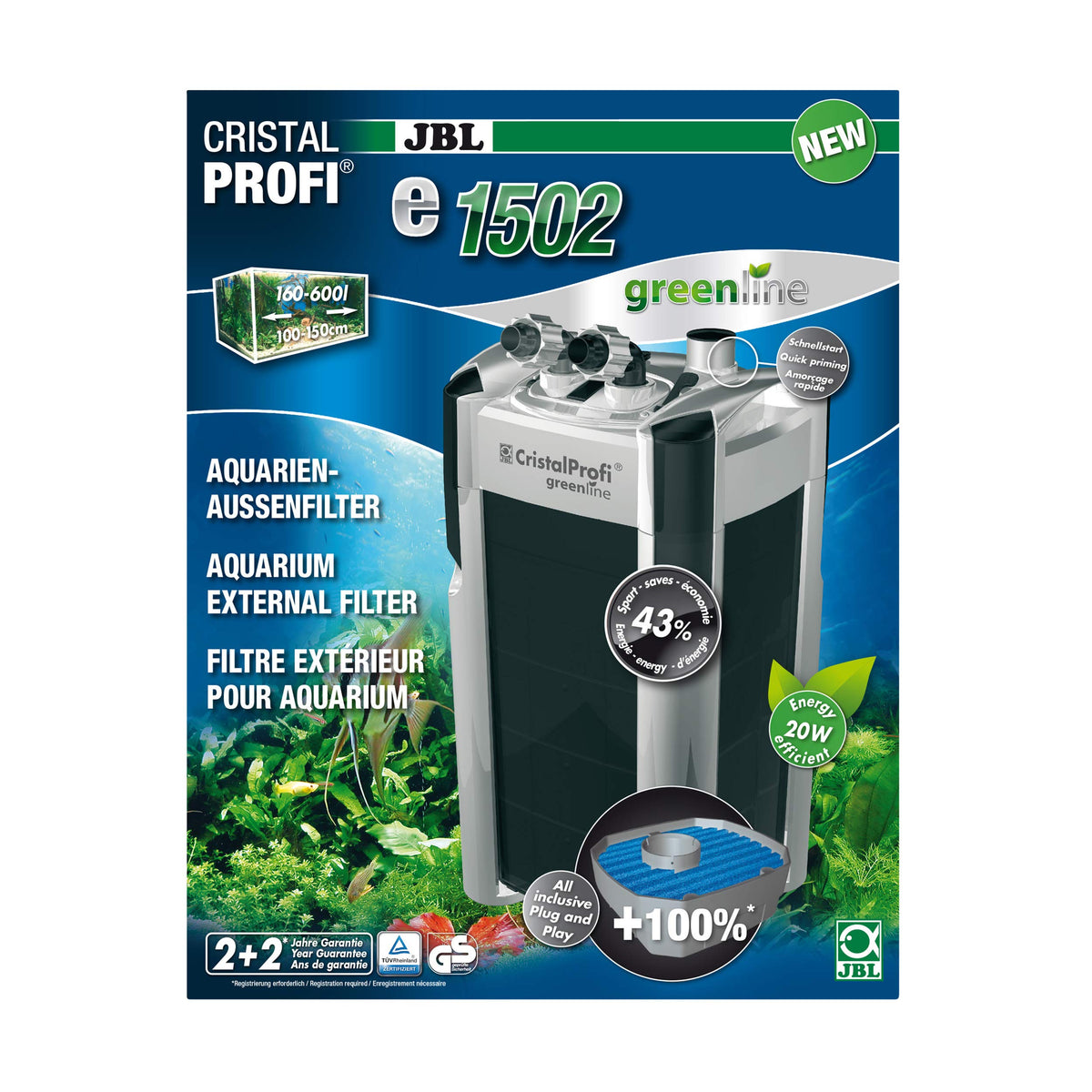 JBL CristalProfi e1502 greenline external filter - 6028300.0