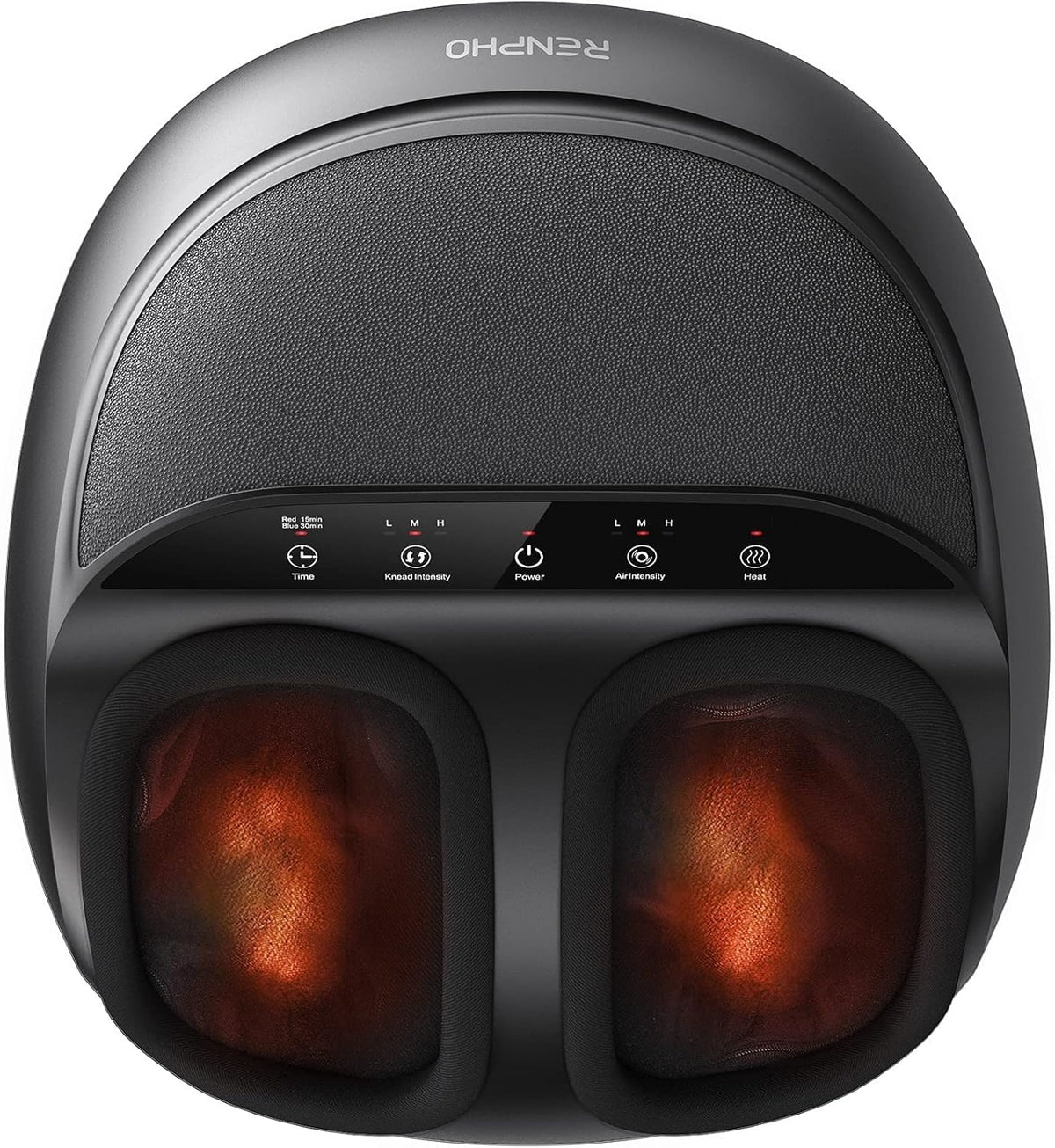 RENPHO Masajer electric pentru picioare cu căldură, masaj Shiatsu pentru picioare - RF-FM059