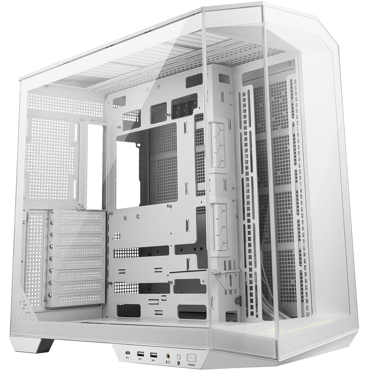 MSI MAG Pano 100L PZ White - ATX PC Case - 306-7G26W21-HH9
