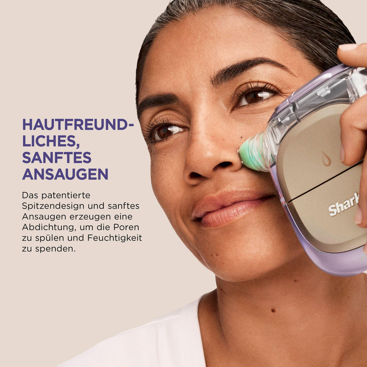 Shark FacialPro Glow At Home Sistem facial cu apă, curățare pori - FH320EUBK