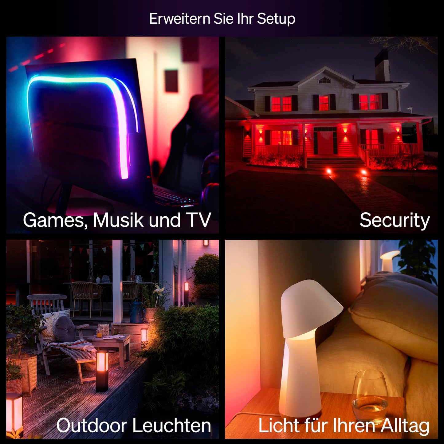 Philips Hue Essential A60 E27 4-Pack 39230400