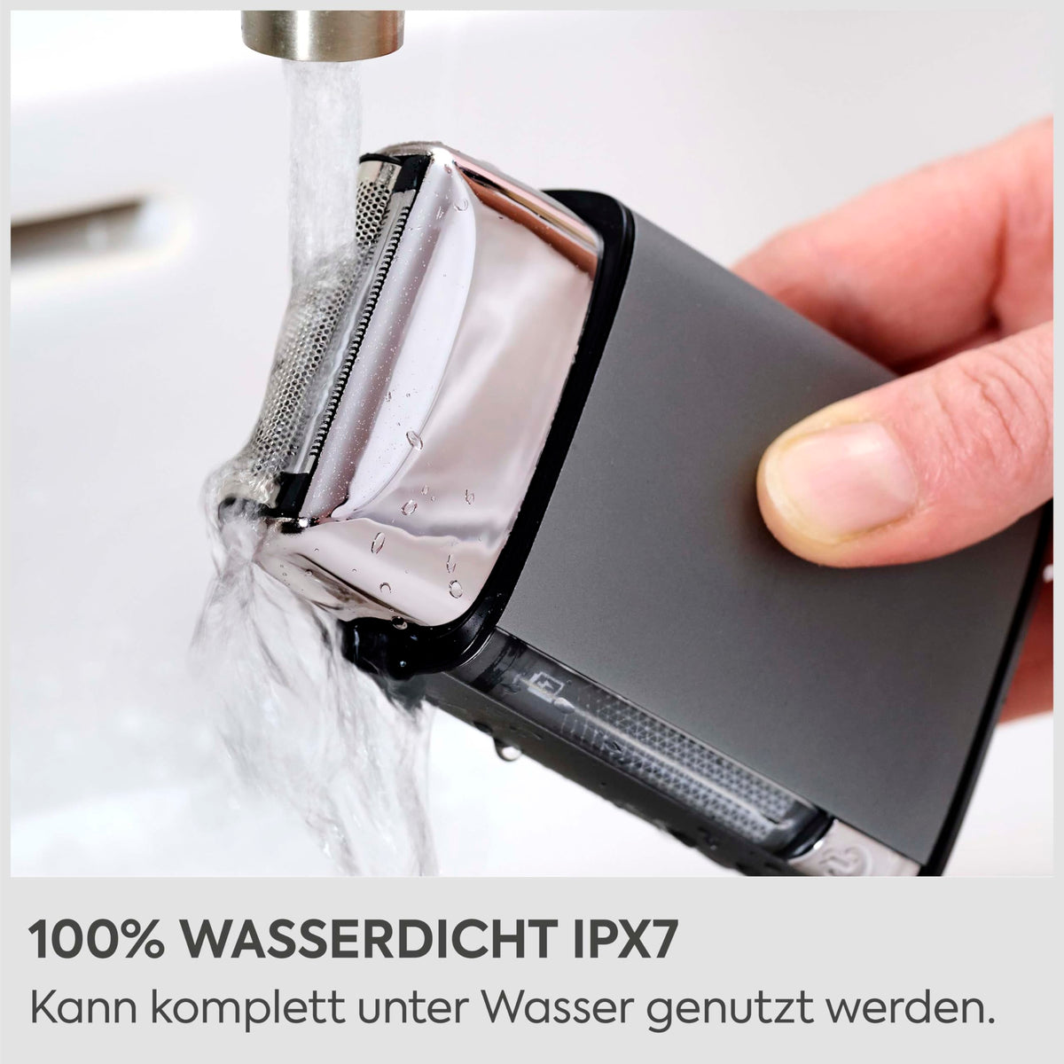 BaByliss Super‑X Rasier pentru bărbați – Rasare ultra‑fină, folie din oțel japonez, fără fir cu acumulator lithium-ion, umed și uscat IPX7, reîncărcabil prin USB-C, FS996SE
