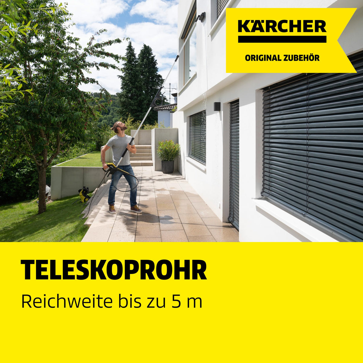 Kärcher Original TLA 4 Telescopic Spray Tube, Cleaning Set - 2.644-249.0