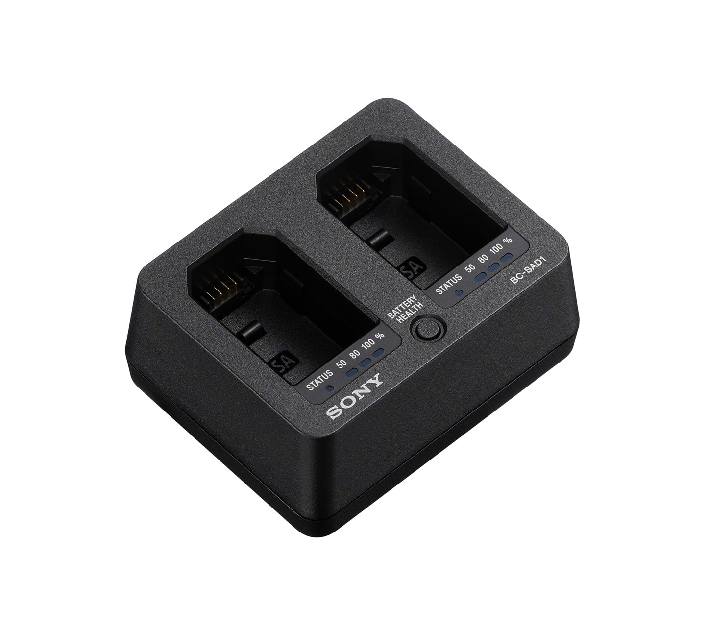 Sony BC-SAD1 | Dual battery charger for the NP-SA100 battery (compatible with the NP-SA100 of the Sony A7 RVI)