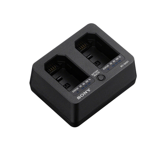 Sony BC-SAD1 | Dual battery charger for the NP-SA100 battery (compatible with the NP-SA100 of the Sony A7 RVI)