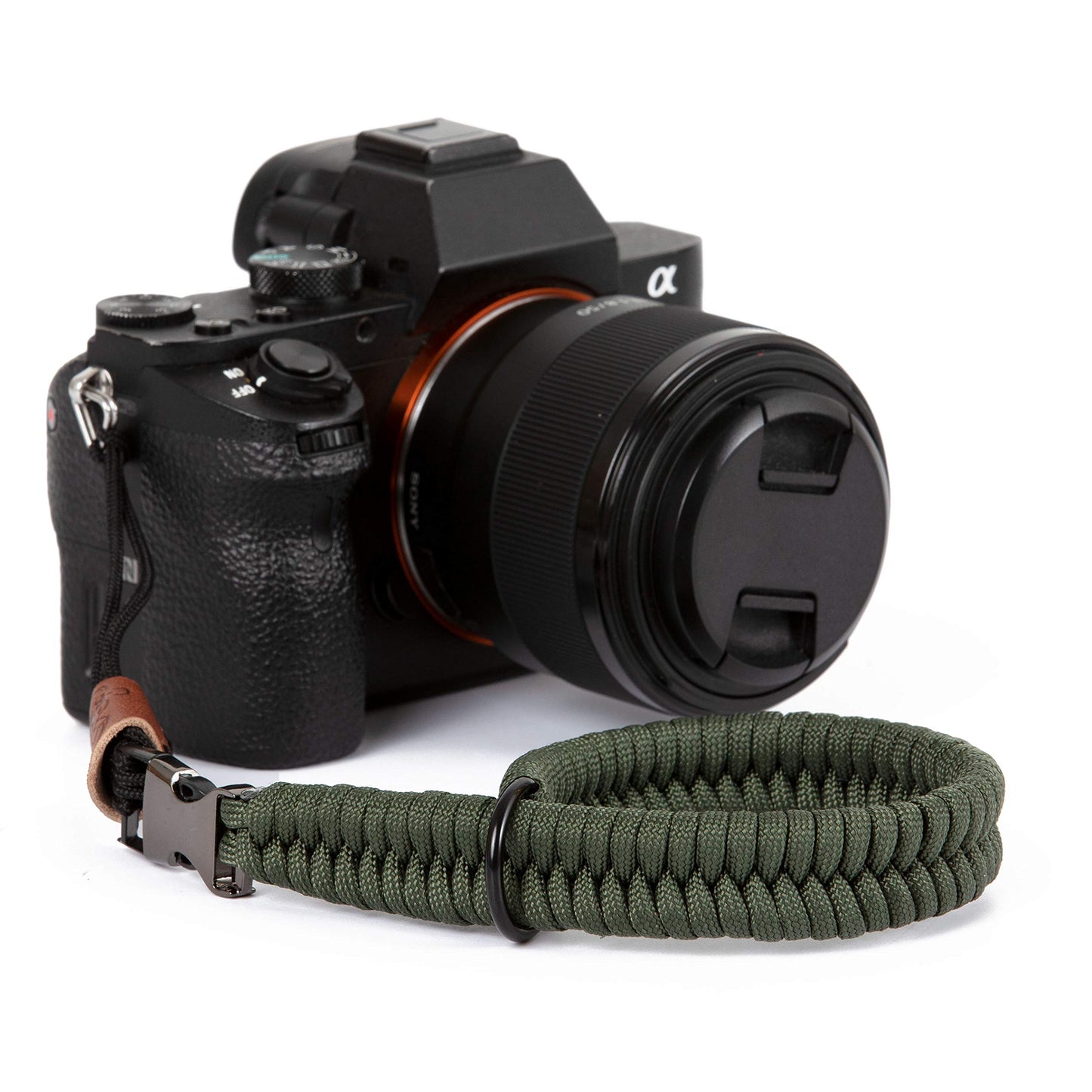 C-Rope camera hand strap The Claw made of hand-woven paracord. Camera strap with quick release system (Military Olive) - CRP-CLW-030-OLV