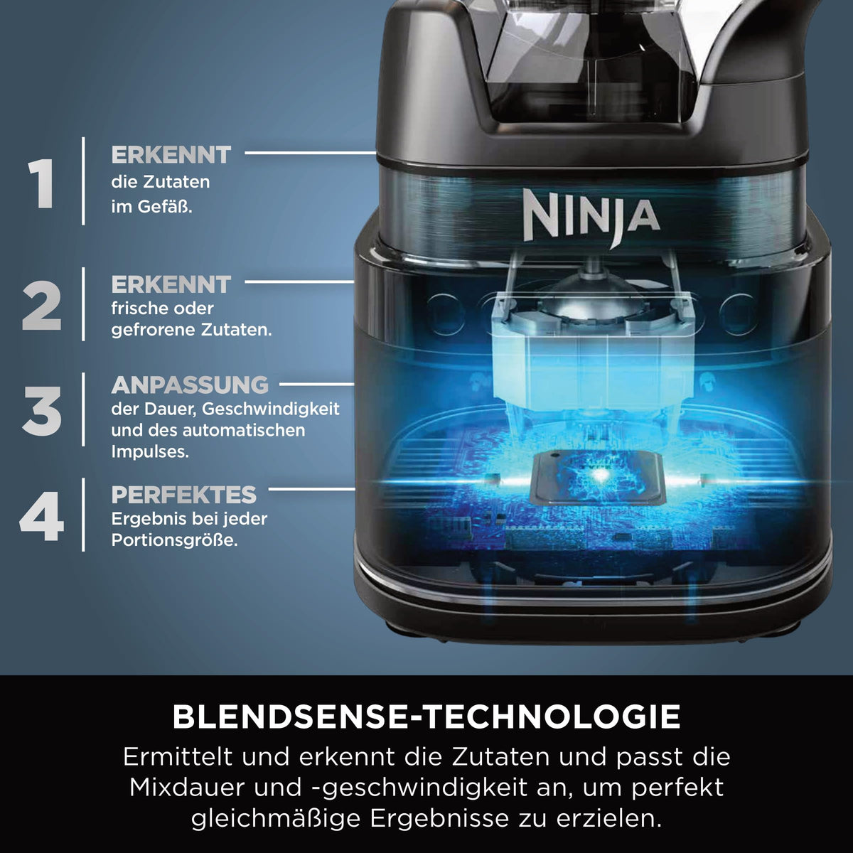 Ninja 3-in-1 Detect Power Blender Processor Pro, 1200 W, Stone Gold - TB401EUSTGD