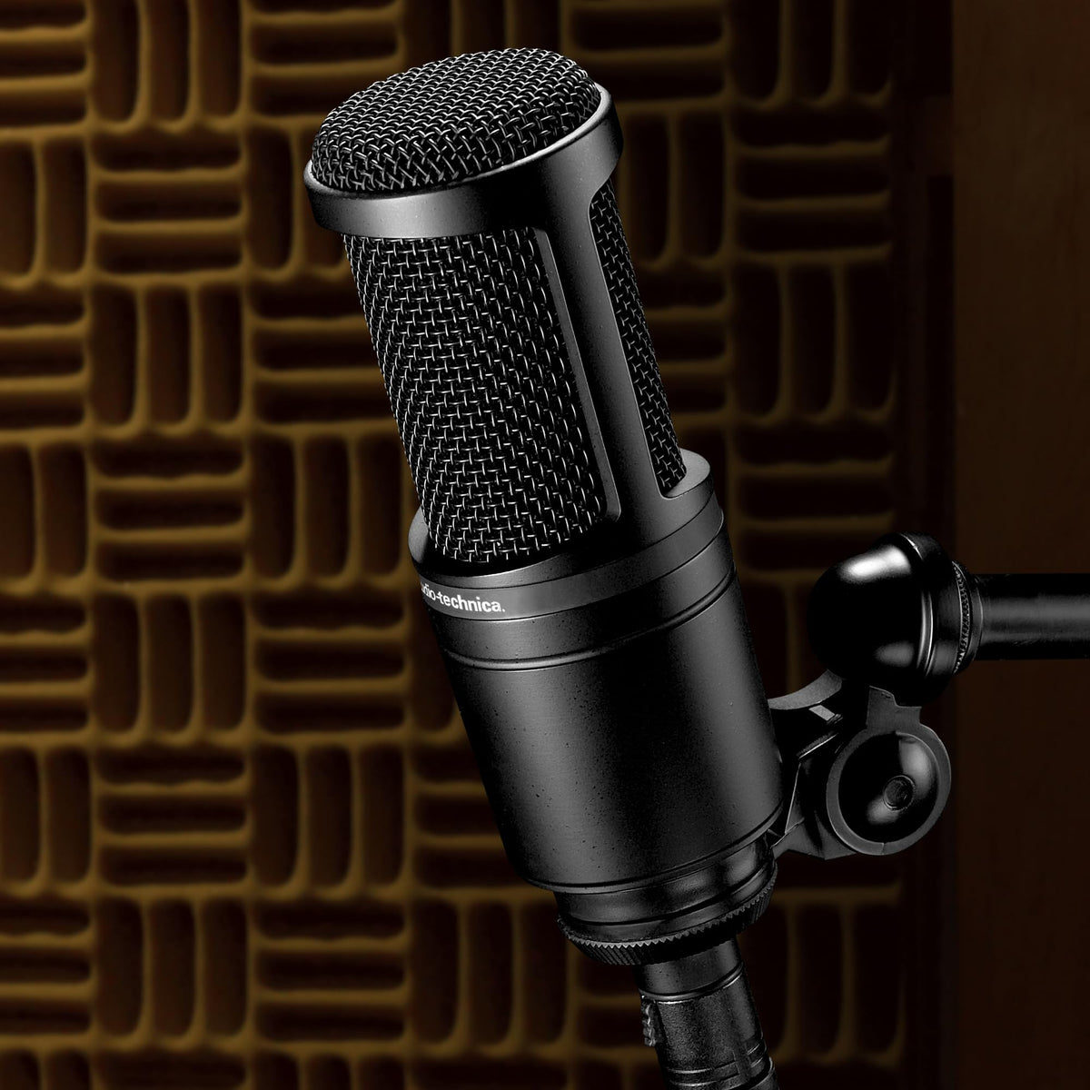 Microfon condensator Audio-Technica 2020 cu caracteristică cardioidă negru - AT2020