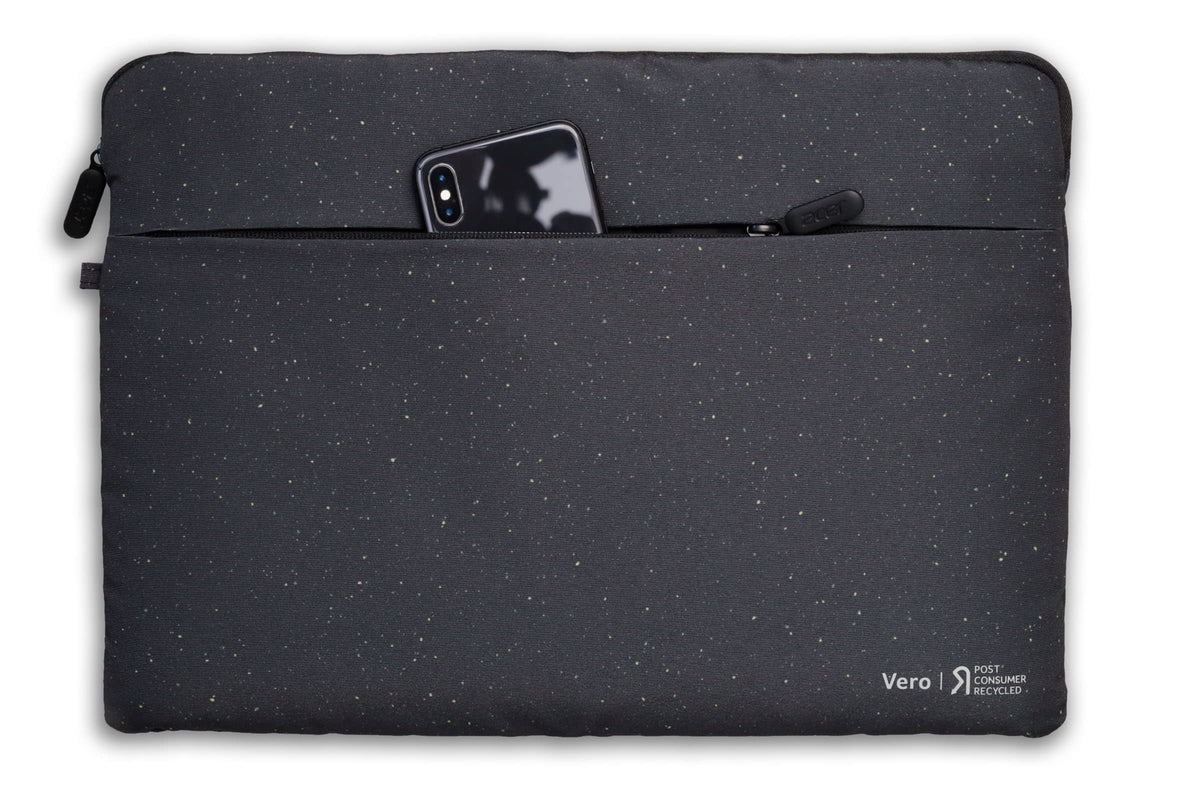 Acer Vero Husa pentru laptop - Geantă pentru laptop de 15.6 inch, Notebook, Tabletă, Geantă pentru laptop, din 100% material RPET, protecție împotriva murdăriei și a daunelor prin șoc, buzunar frontal, negru - GP.BAG11.02X