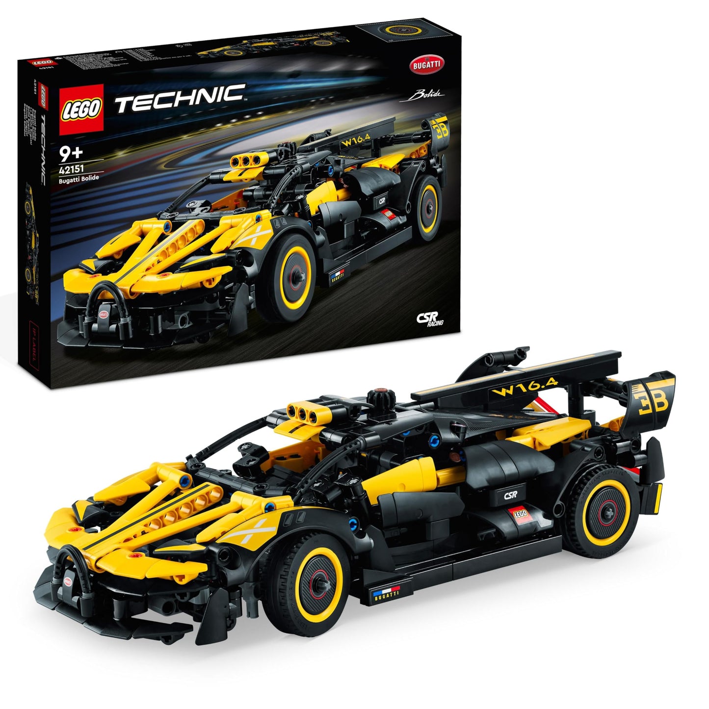 LEGO Technic Bugatti Bolide, car model kit, sports car toy, iconic car set to collect, building toy for ages 9 and up 42151