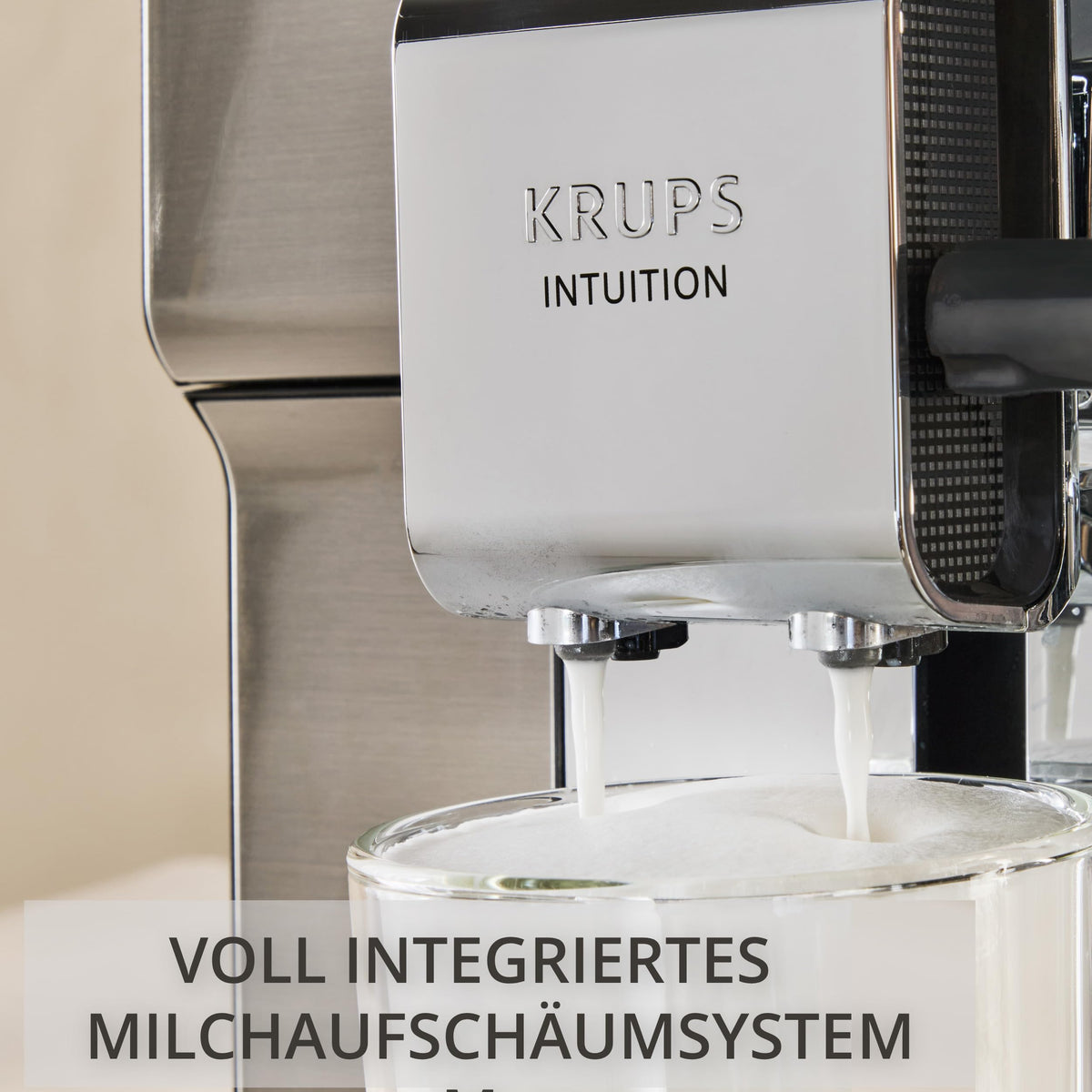 KRUPS Intuition Experience Hot&Cold Coffee Machine, 2-Cup Function - EA879EE0