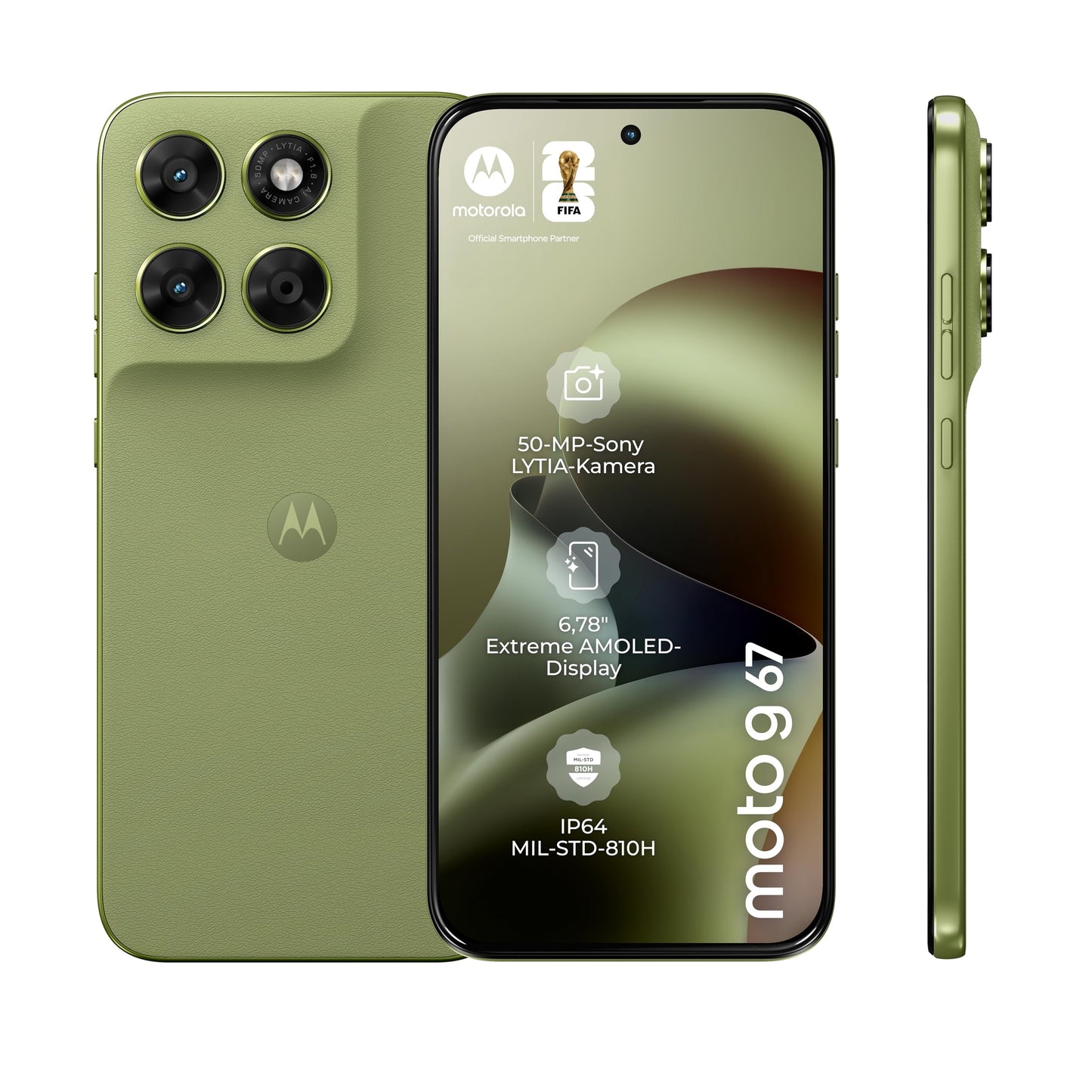 Motorola Moto g67 5G Smartphone 50MP Camera 4-128GB Nile - moto