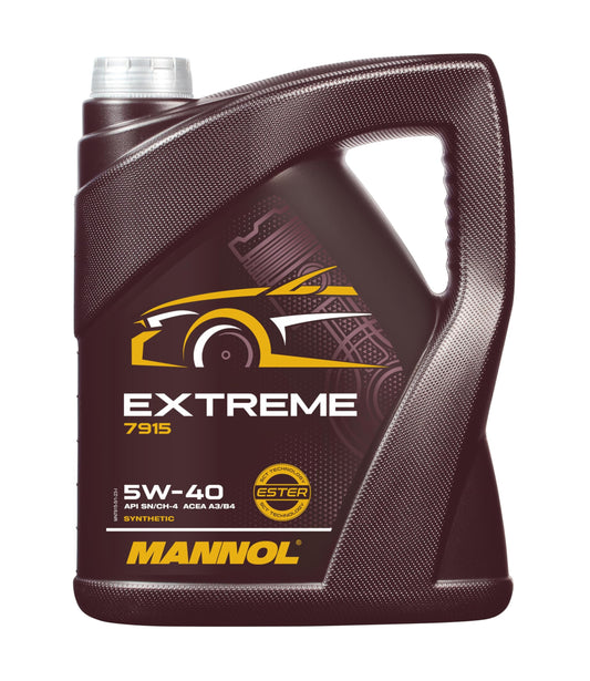 MANNOL 7915 Extreme 5W-40 Synthetic Motor Oil 5L - 42550400500