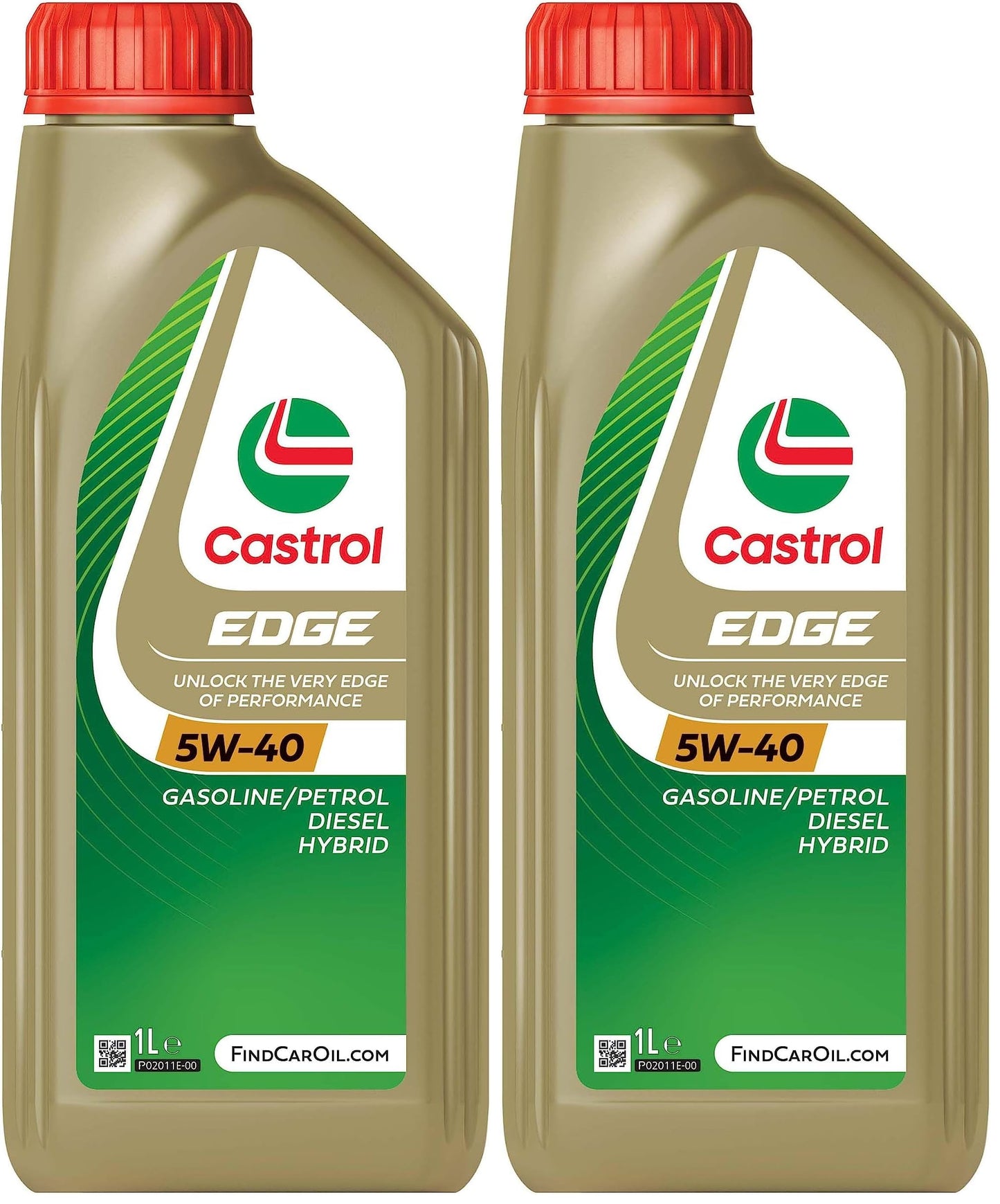 Castrol EDGE 5W-40 Motor Oil, 1L (Pack of 2)