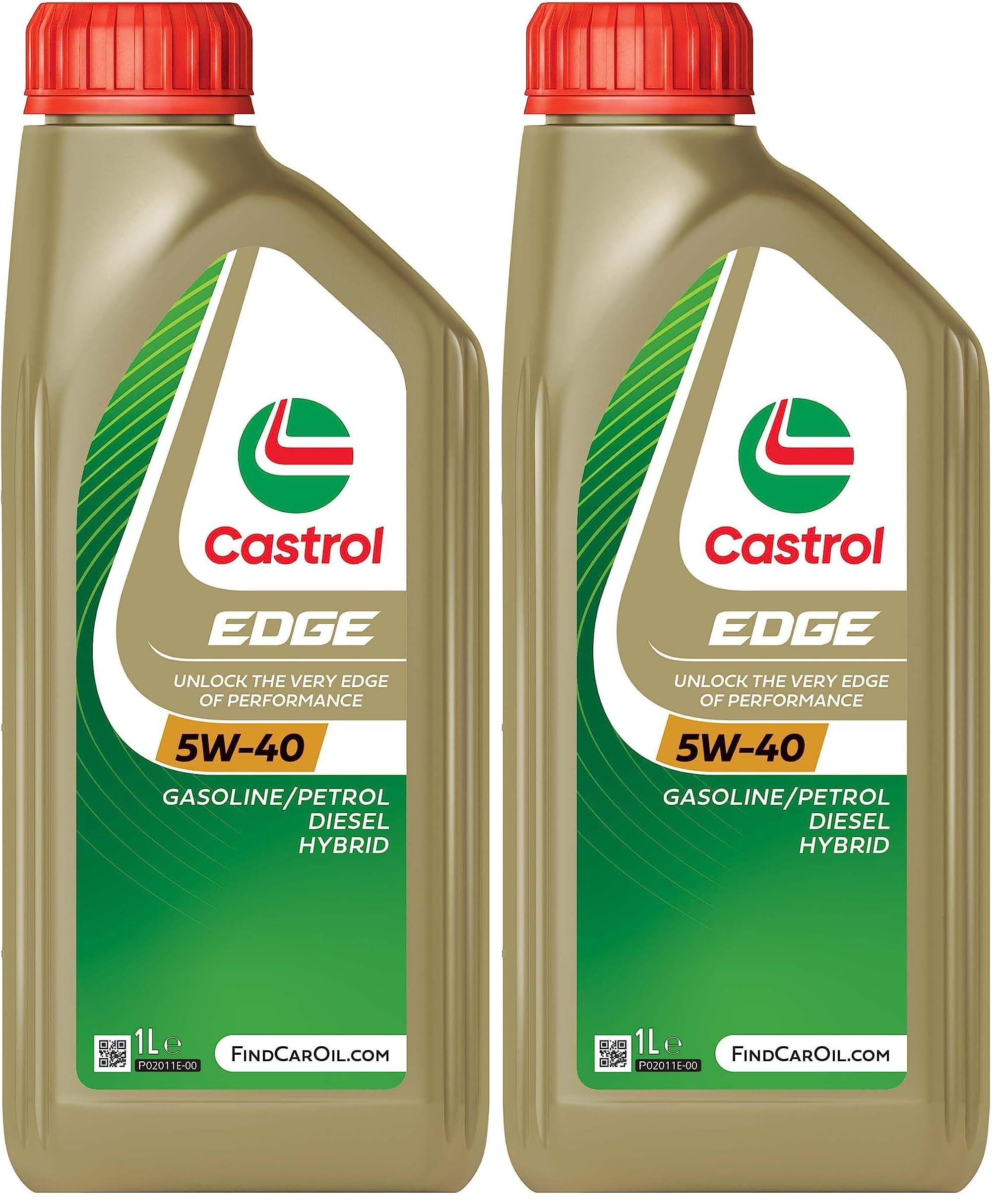 Castrol EDGE 5W-40 Motor Oil, 1L (Pack of 2)