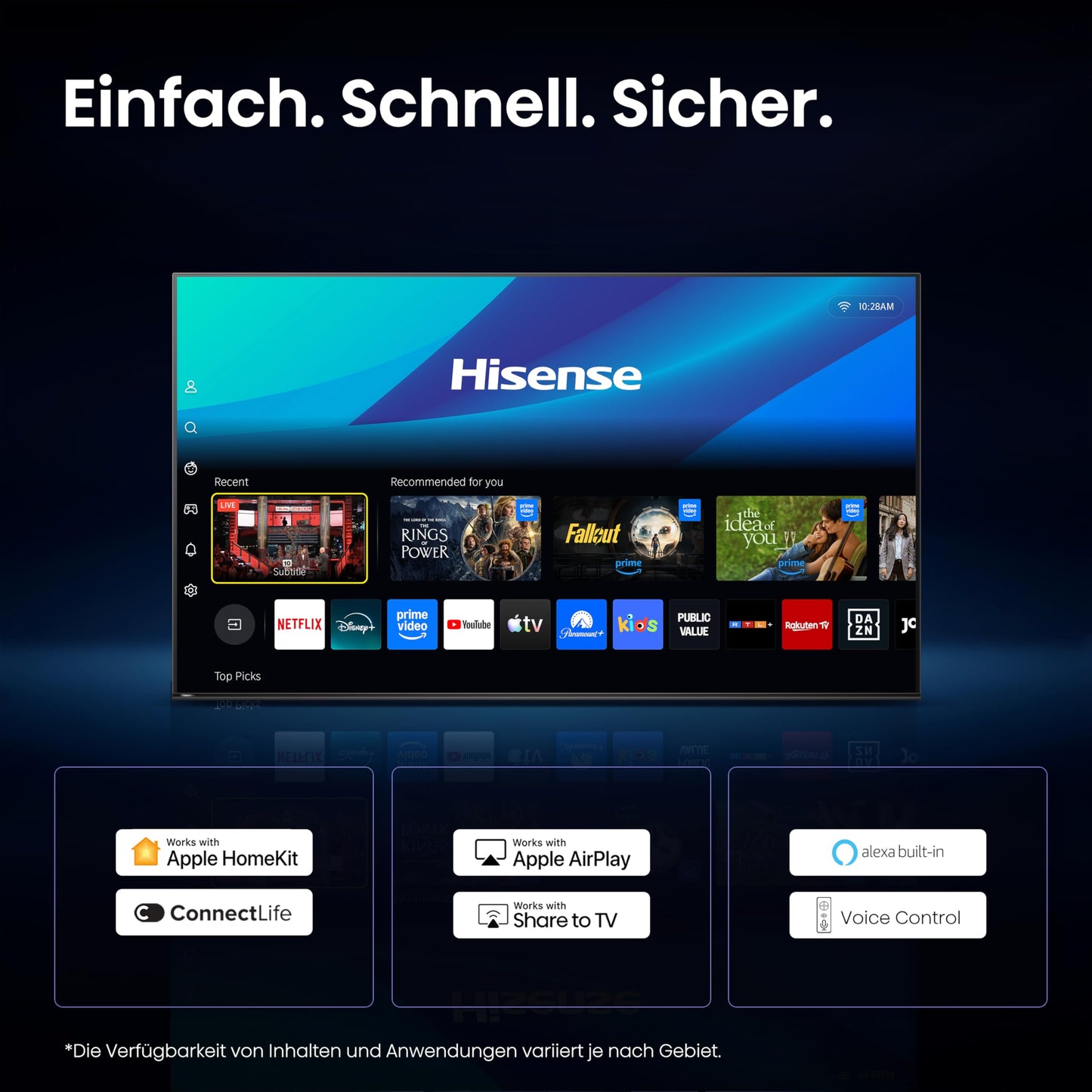 Hisense 75E7DS TV 75 inch