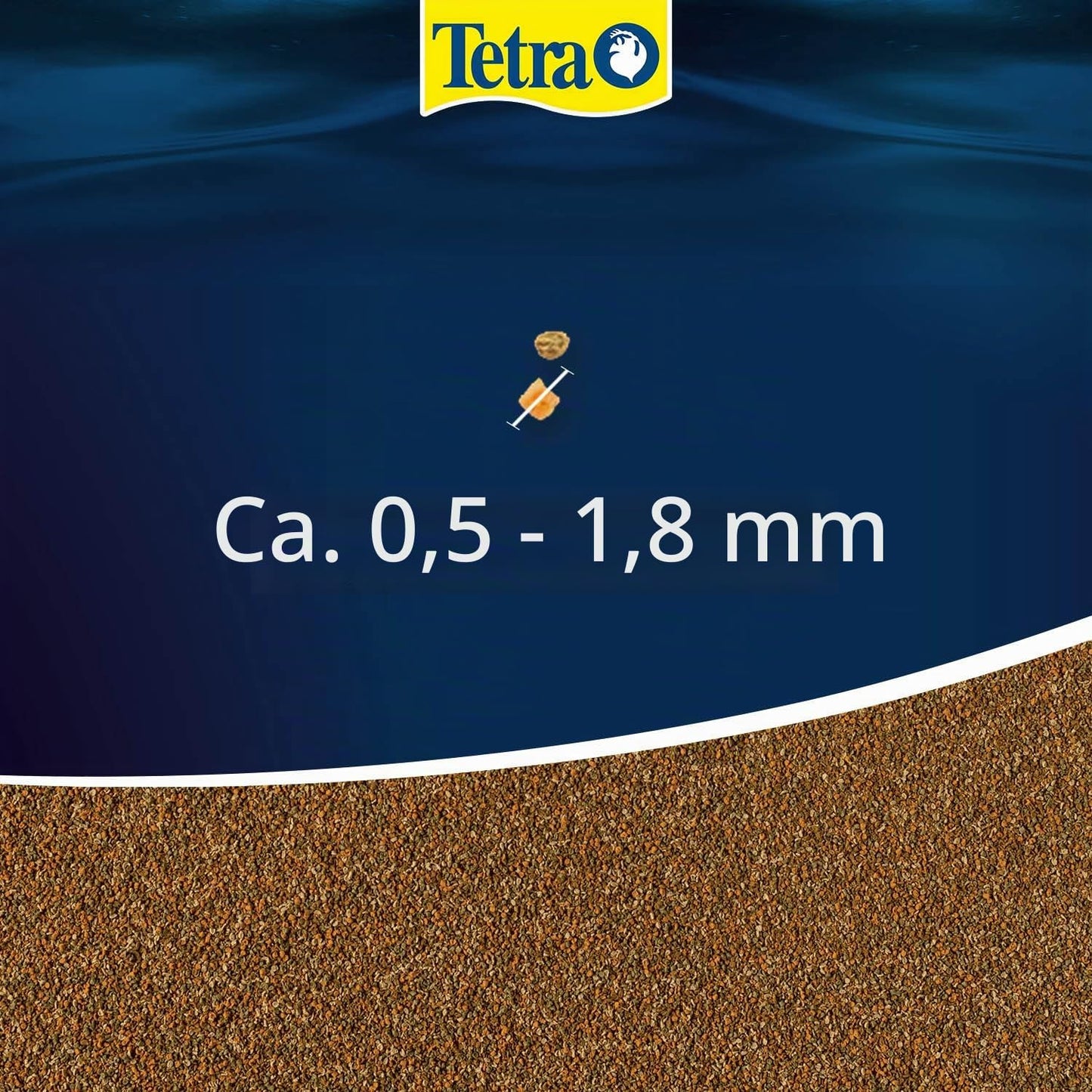 TetraMin Granules - slowly sinking fish food, ideal for fish in the middle water layer of the aquarium, 1 liter can - 4004218254350