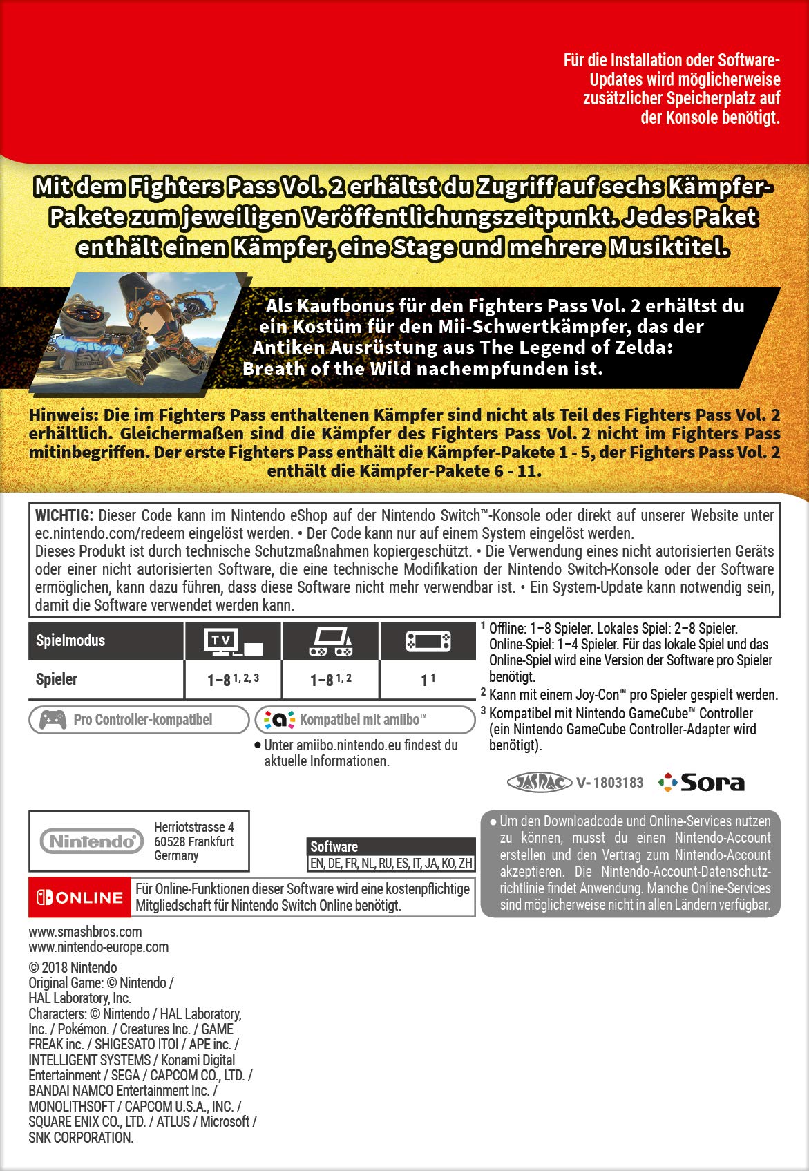 Super Smash Bros. Ultimate: Fighters Pass Vol. 2 - 10005827