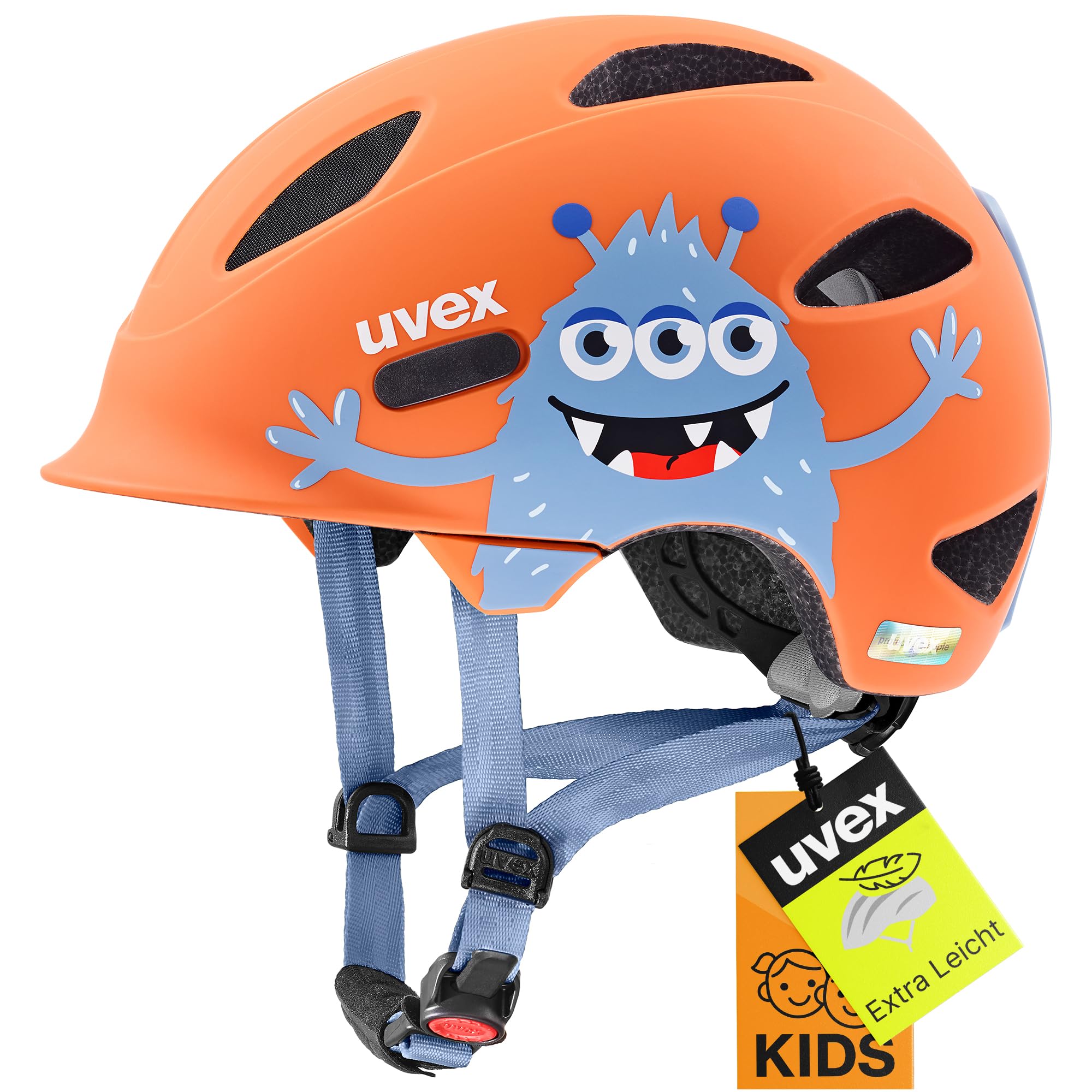 uvex OYO Style children's bicycle helmet, Monster Papaya matt, 45-50 cm - S410047